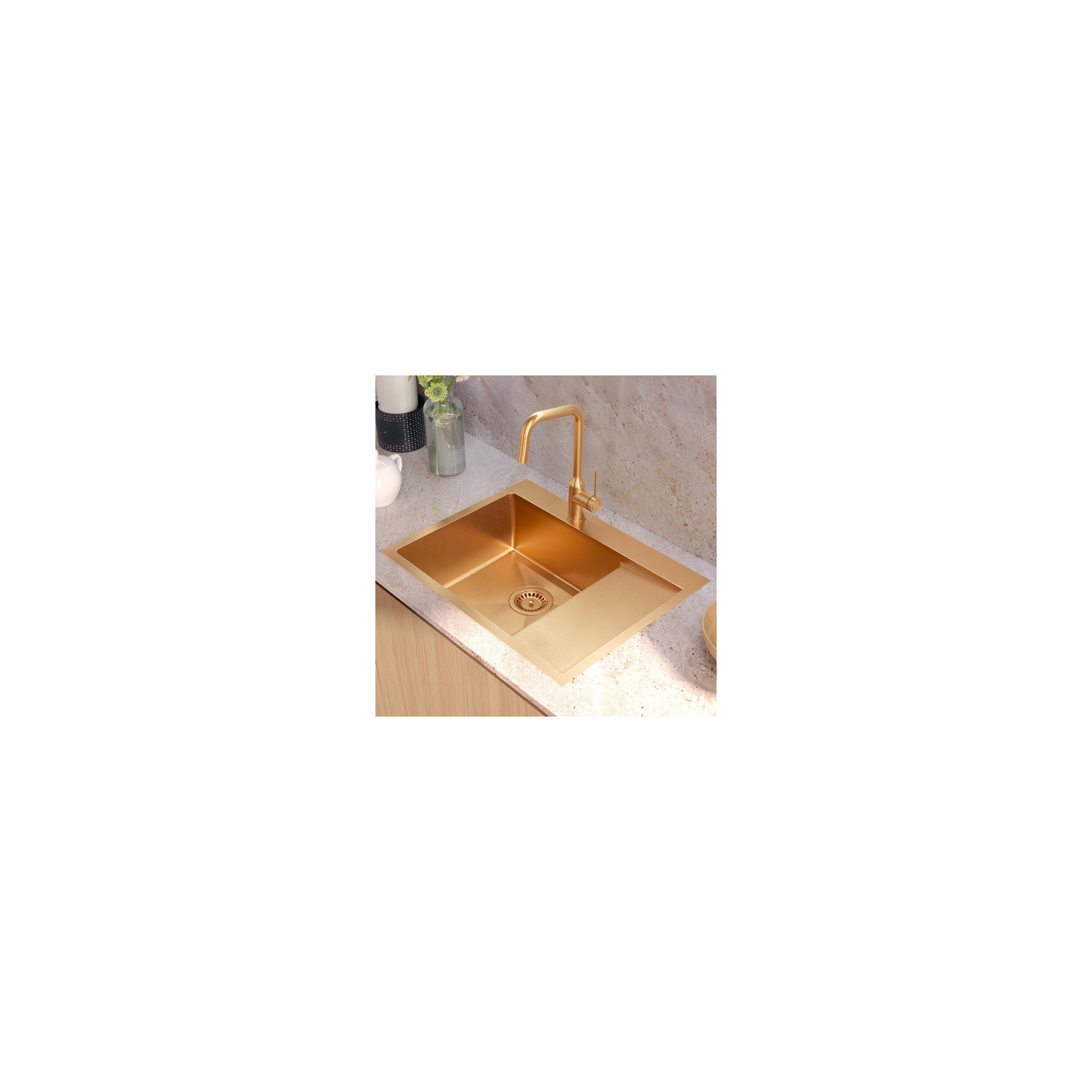 Acél mosogatótálca RUSSEL 116 Copper