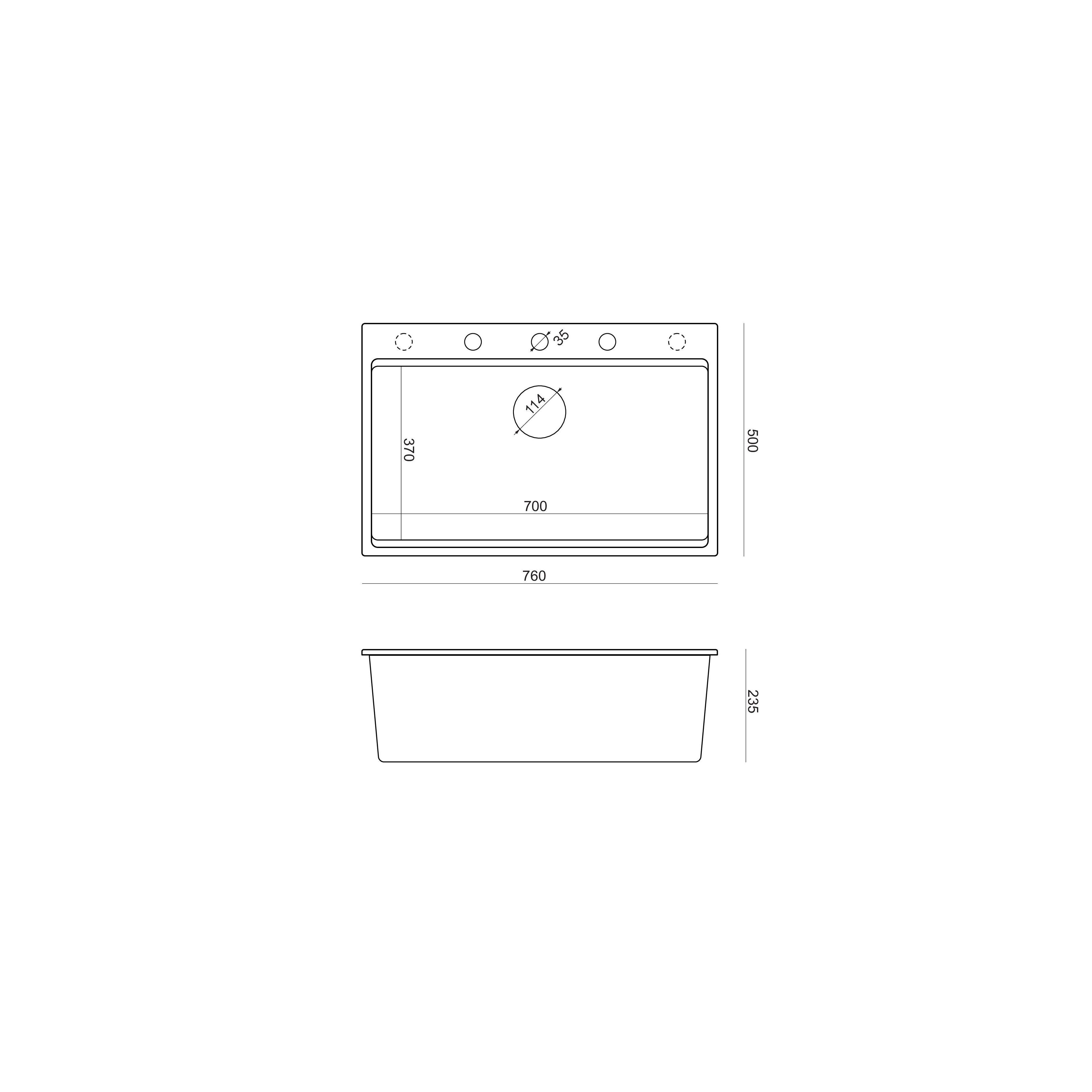 гранітна мийка MARC 110 WORKSTATION White