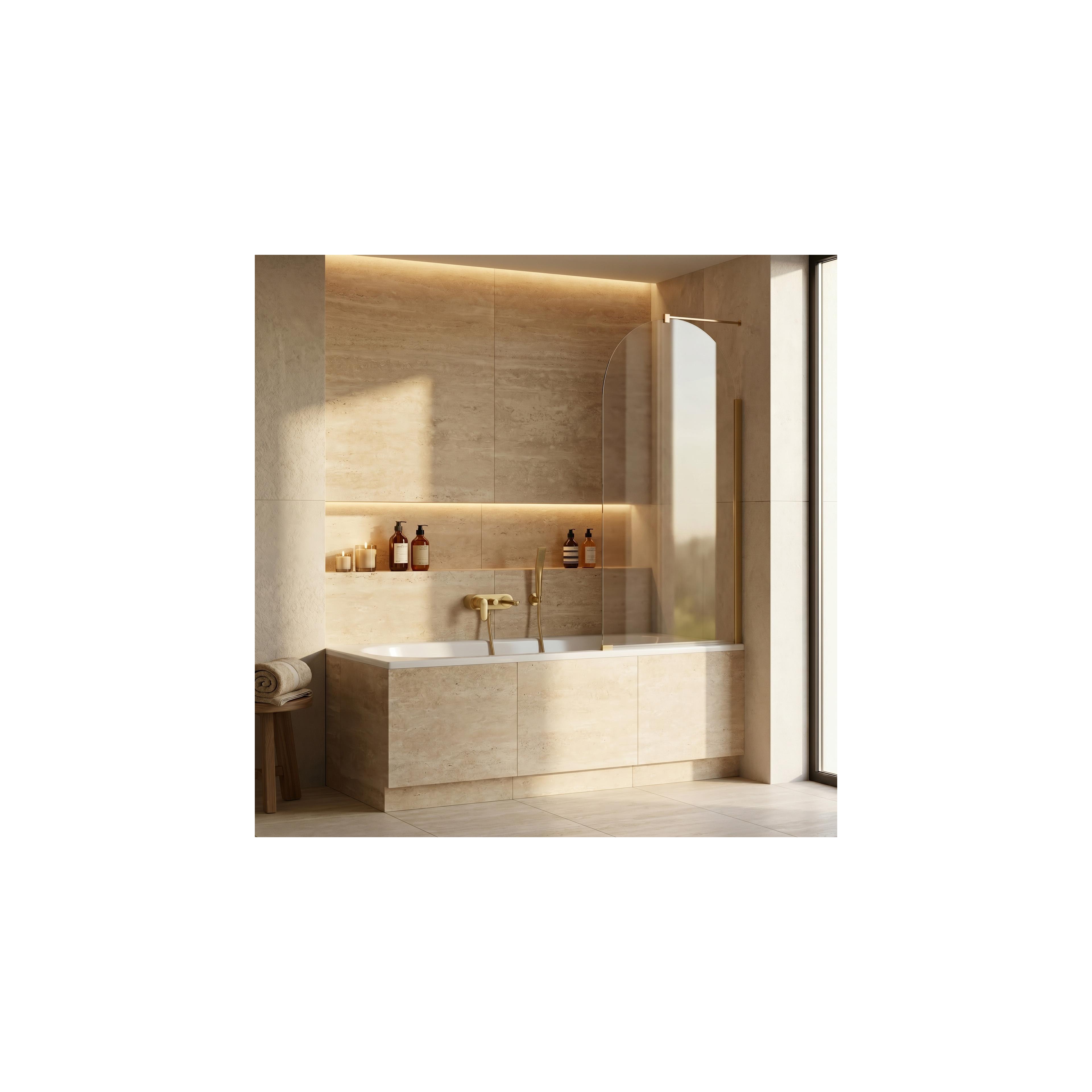 Bathtub screen Rea Travis Gold Brush 80