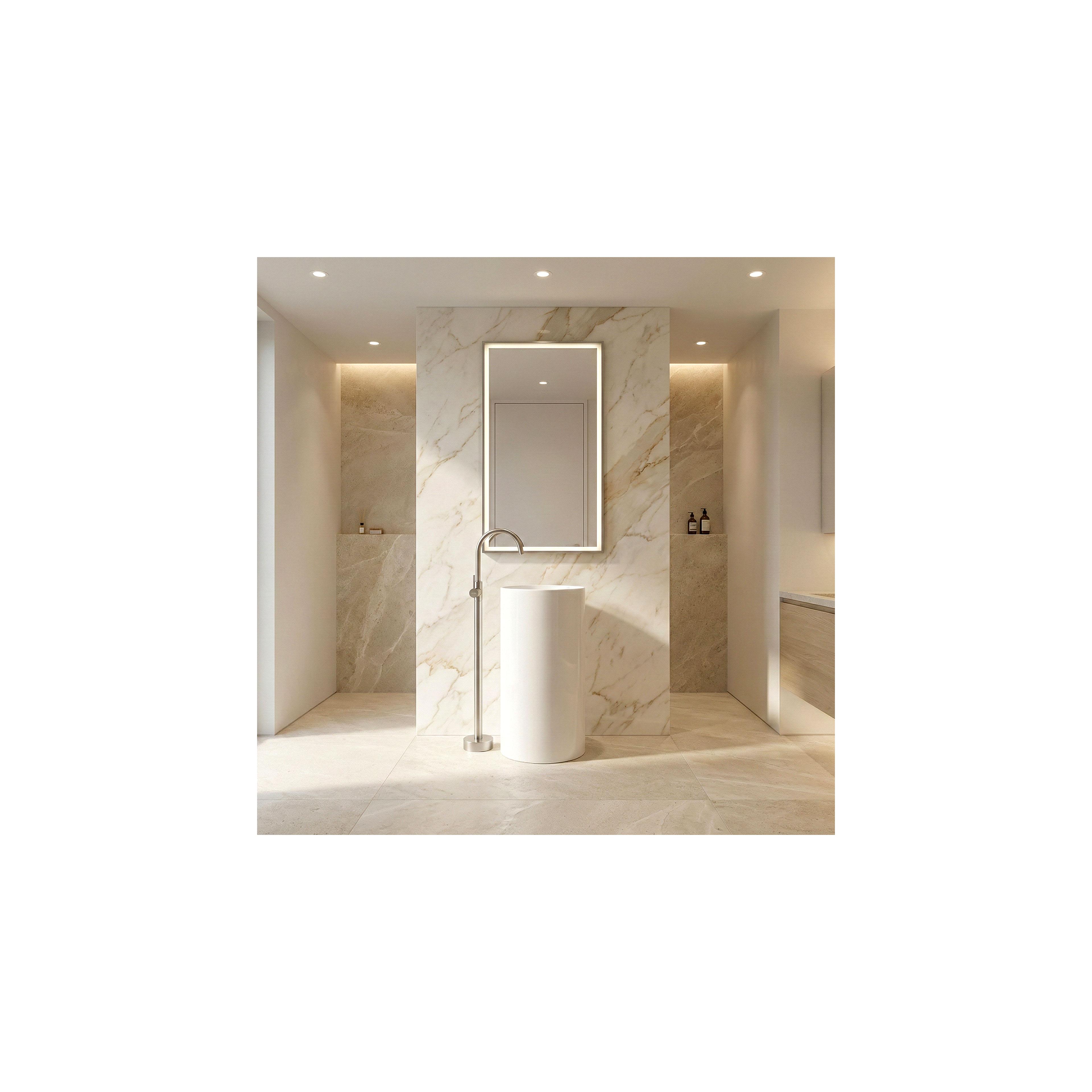Robinet de lavabo Rea Lungo Brush Nickel