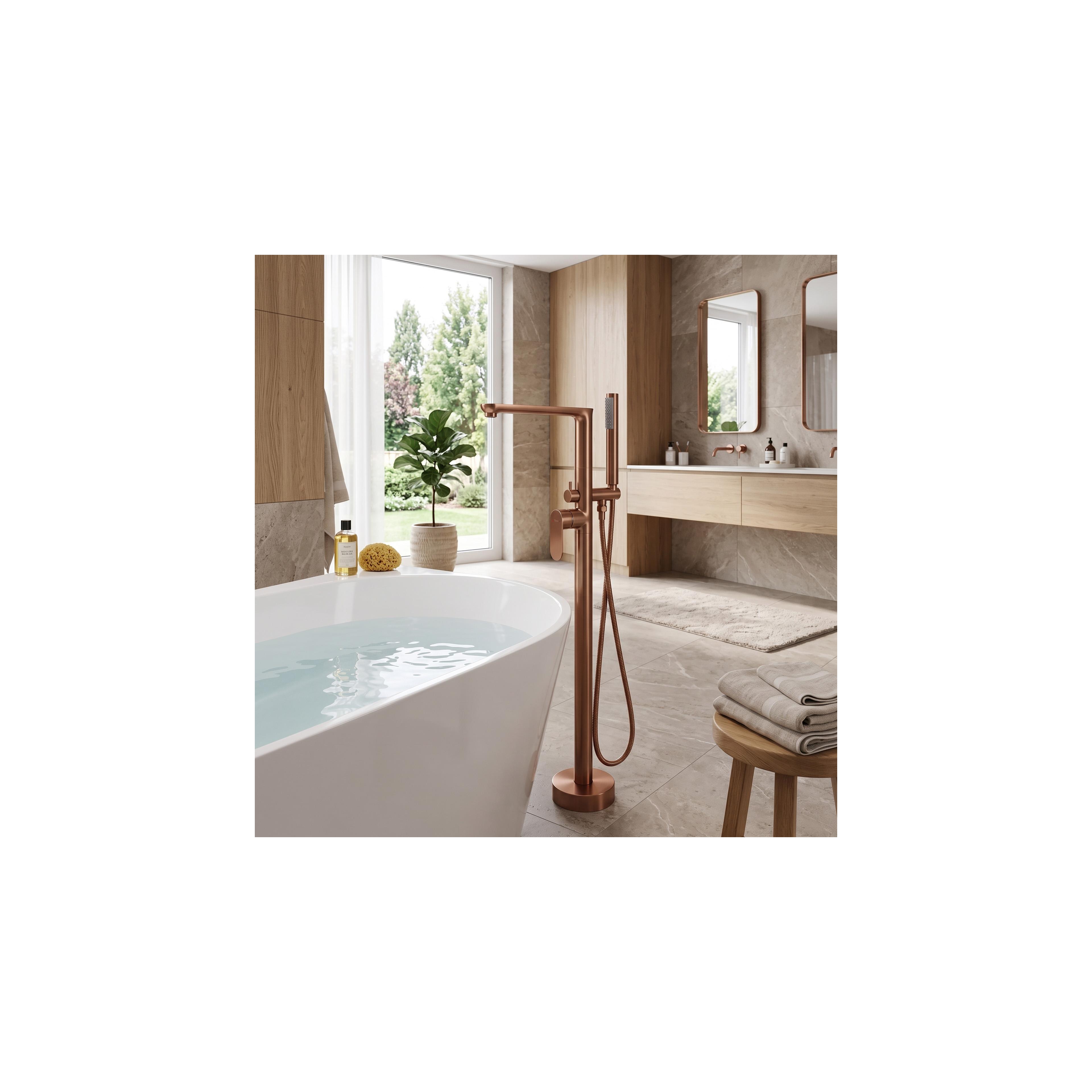 Vapaasti seisova sekoitin Rea Logan Brush Copper