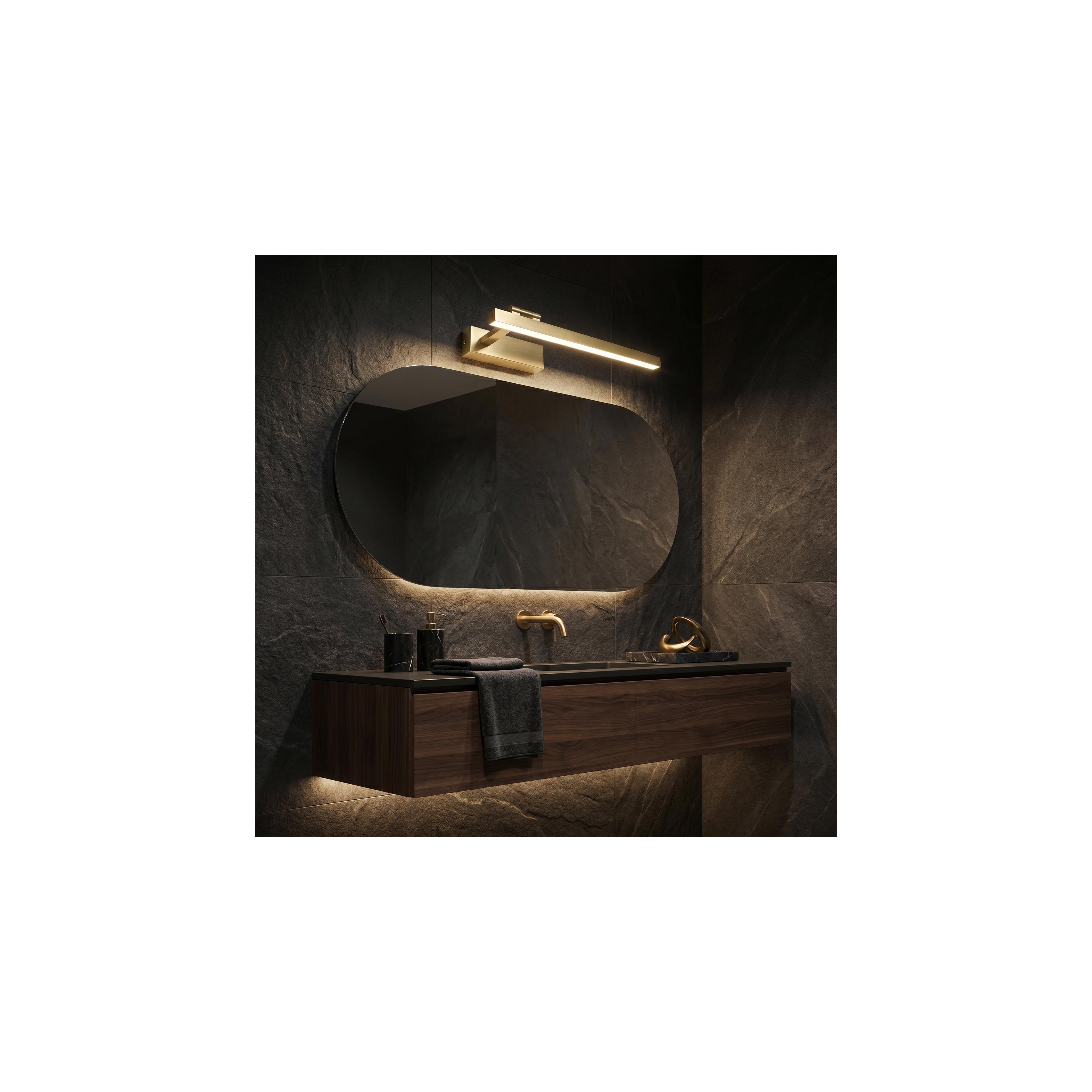 Vannitoa seina LED-valgusti SWE031-1W 40cm Brush Gold