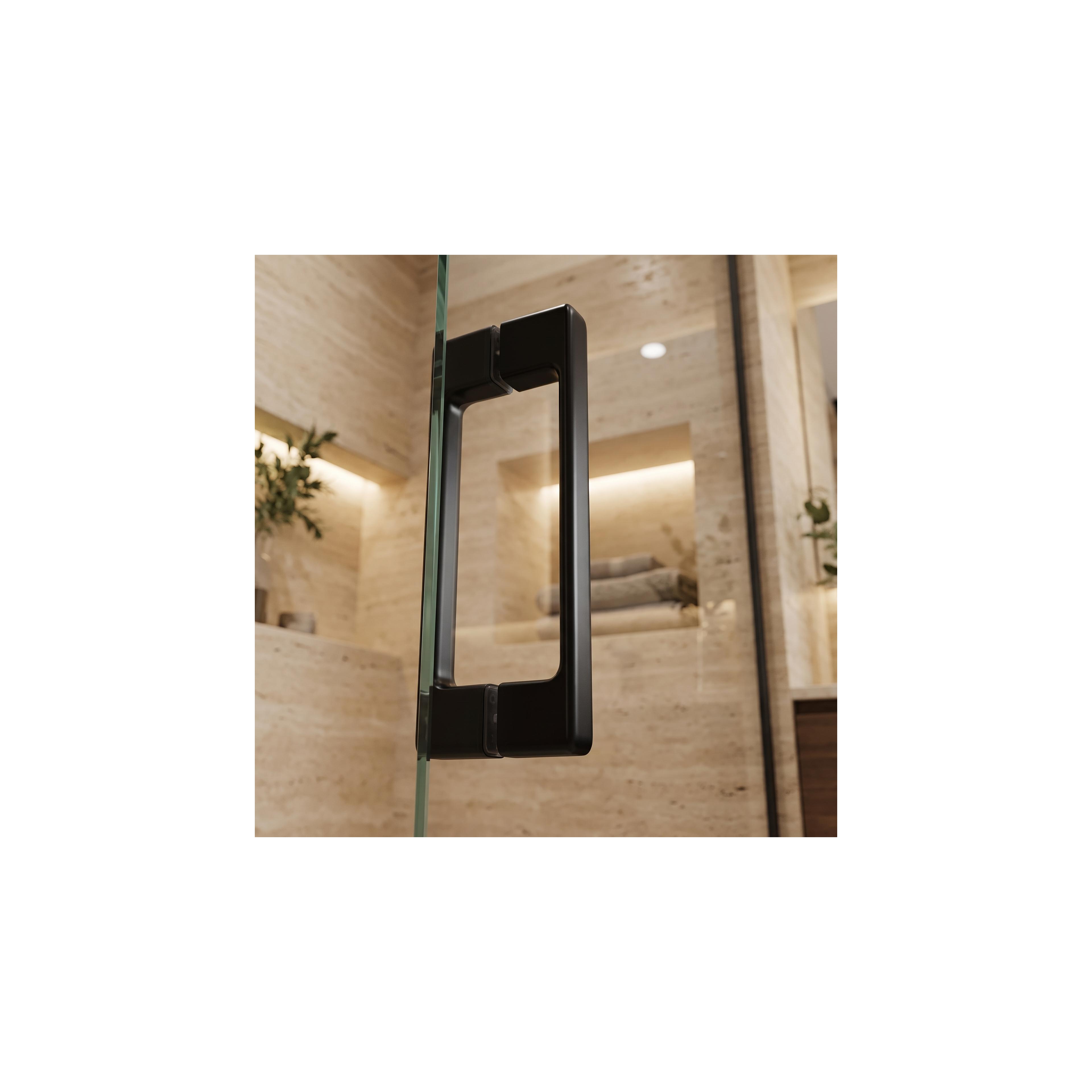 Shower door handle Rea 02 Black
