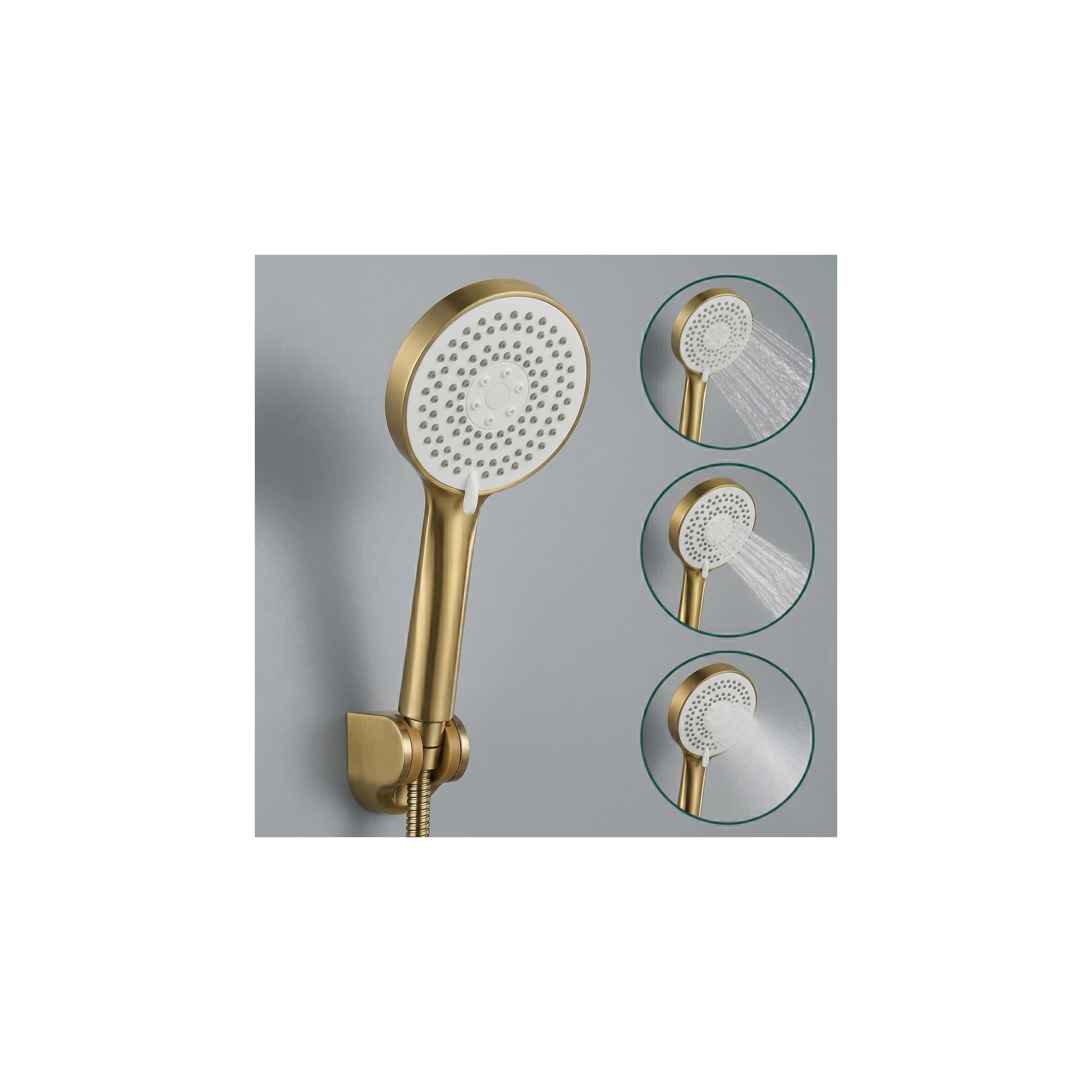 Rea JS-019 BRUSH NICKLE zuhanyfej