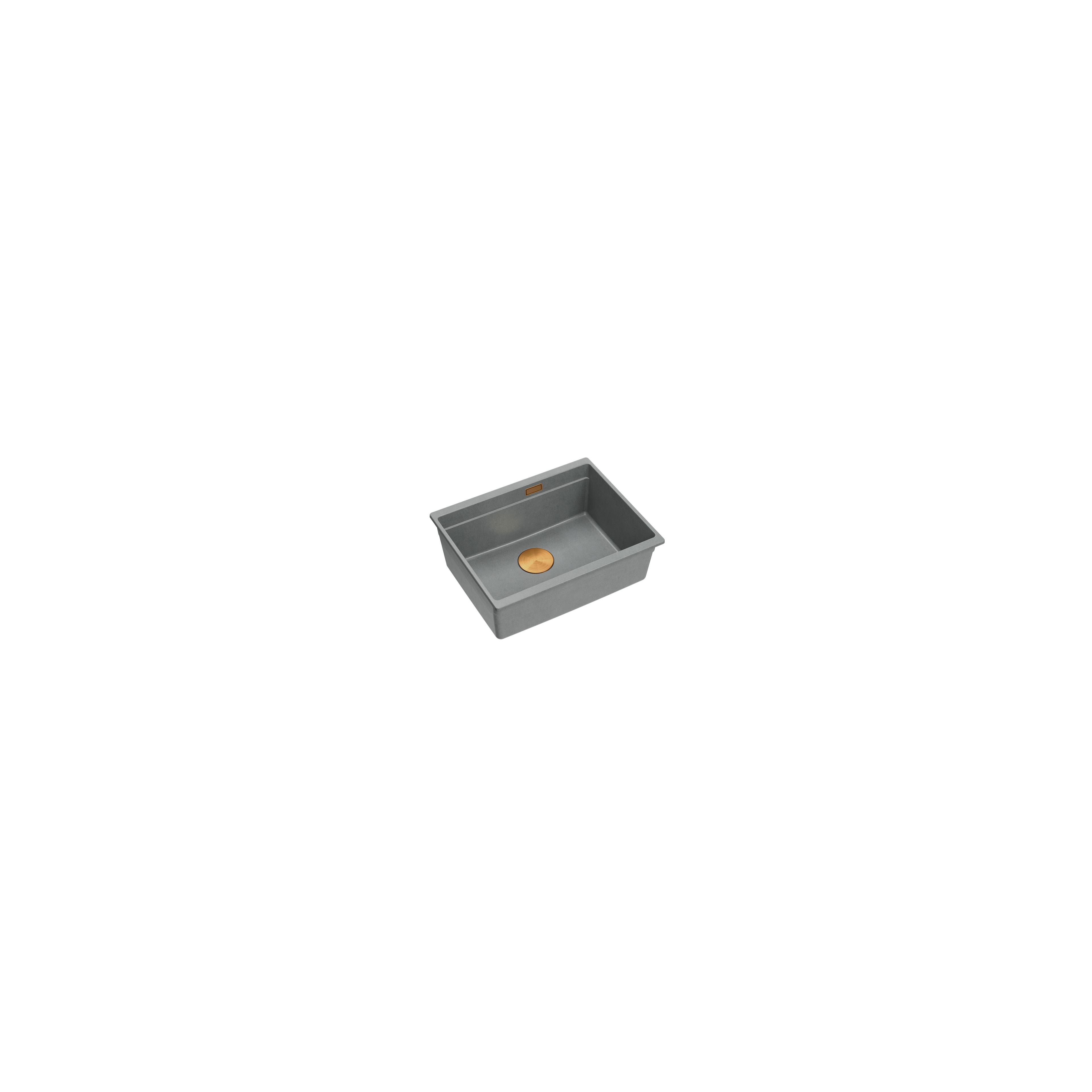 Fregadero de granito Logan 100 Grey Metallic