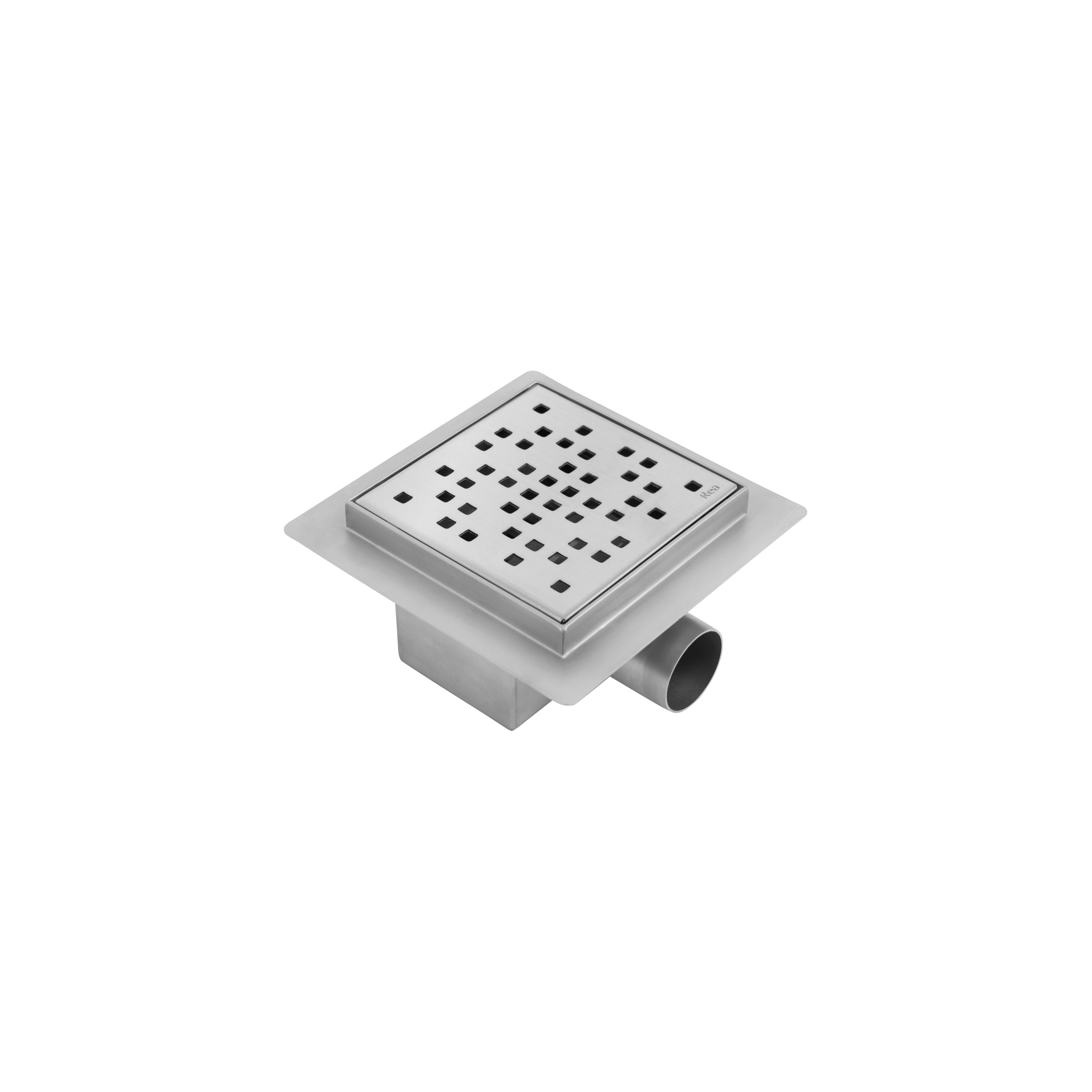 Drain linéaire REA DOTS Nickel Brush 12x12