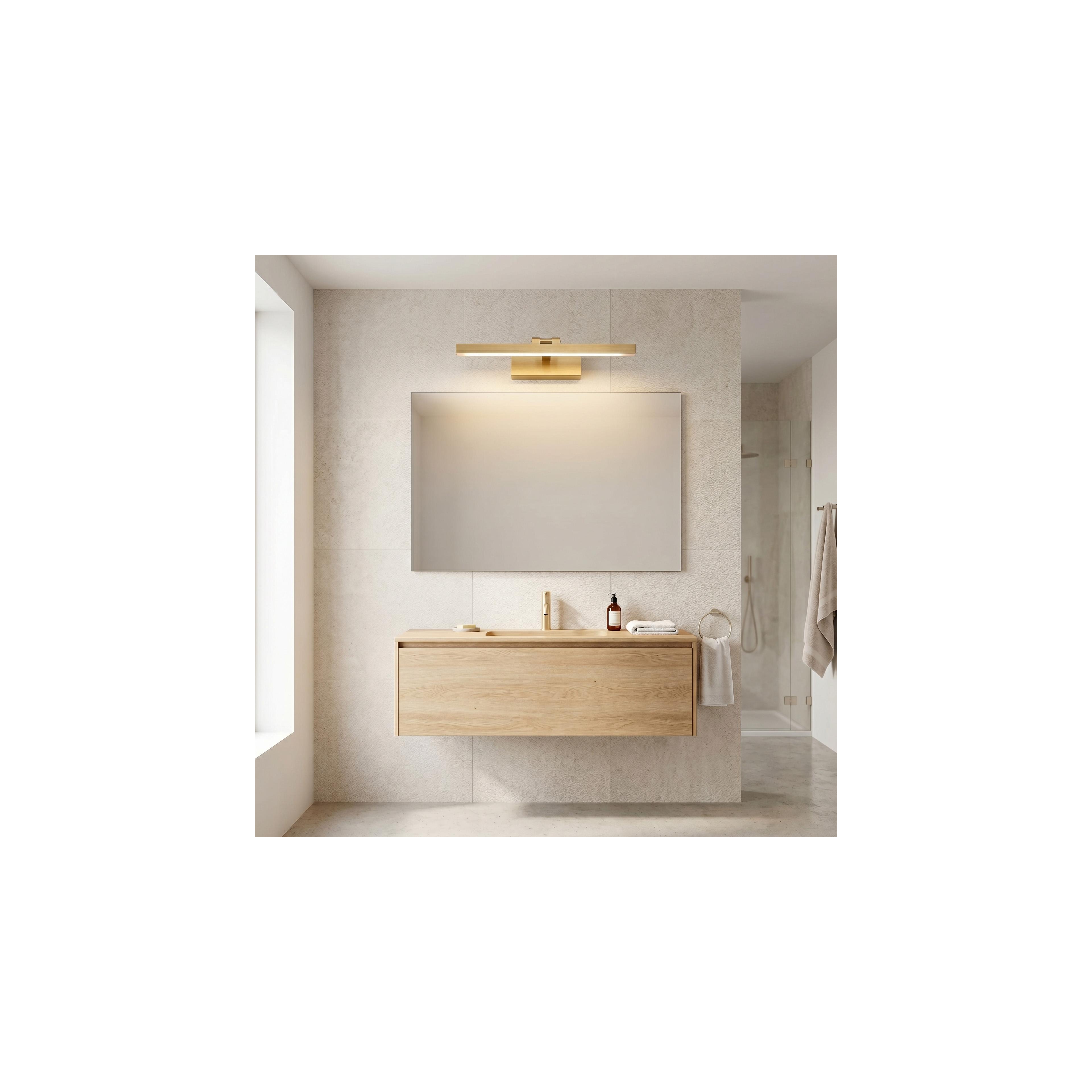 Bathroom LED wall sconce APP1864-1W 60 cm BRUSH GOLD