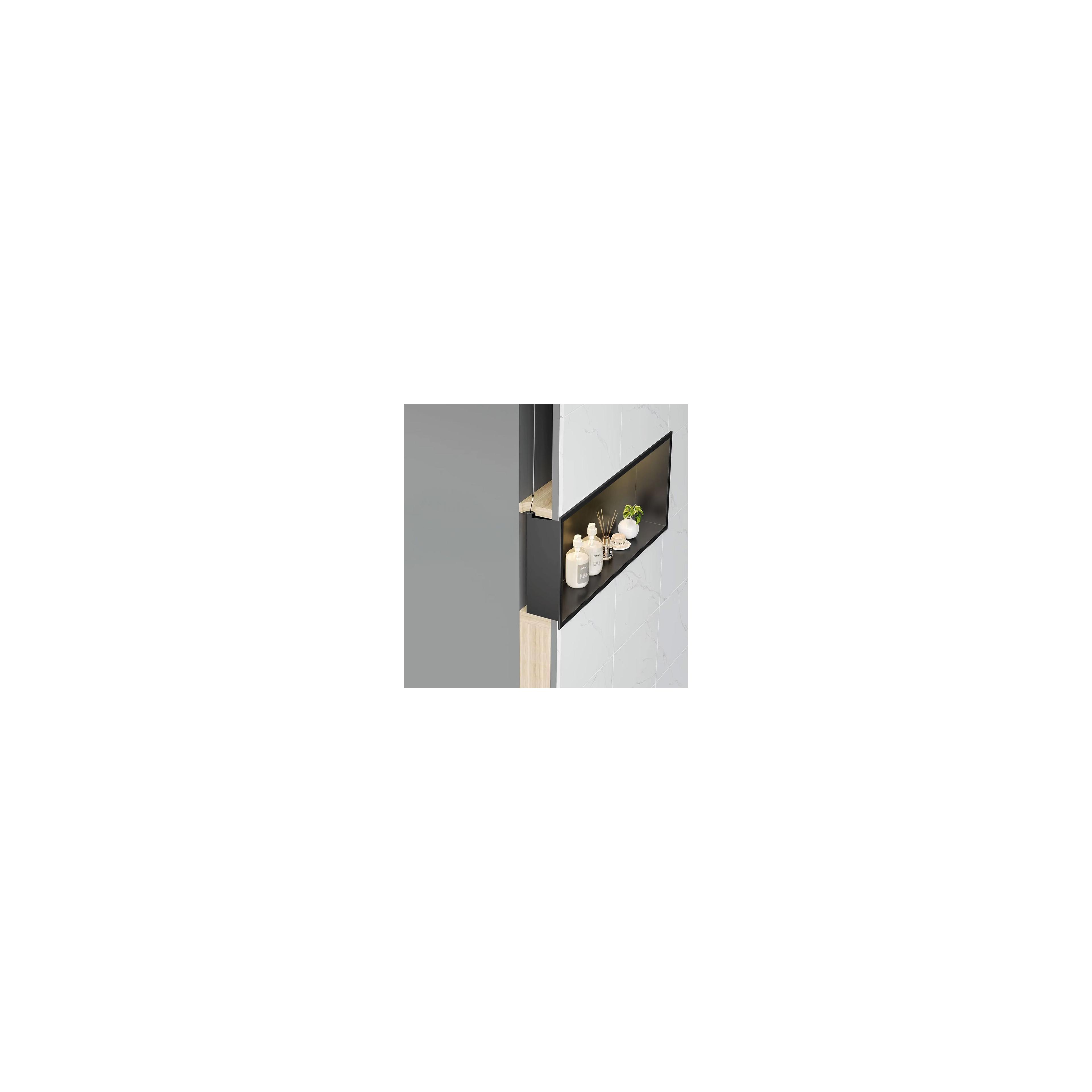 REPISA DE BAÑO EMPOTRADA LED 30x45 black