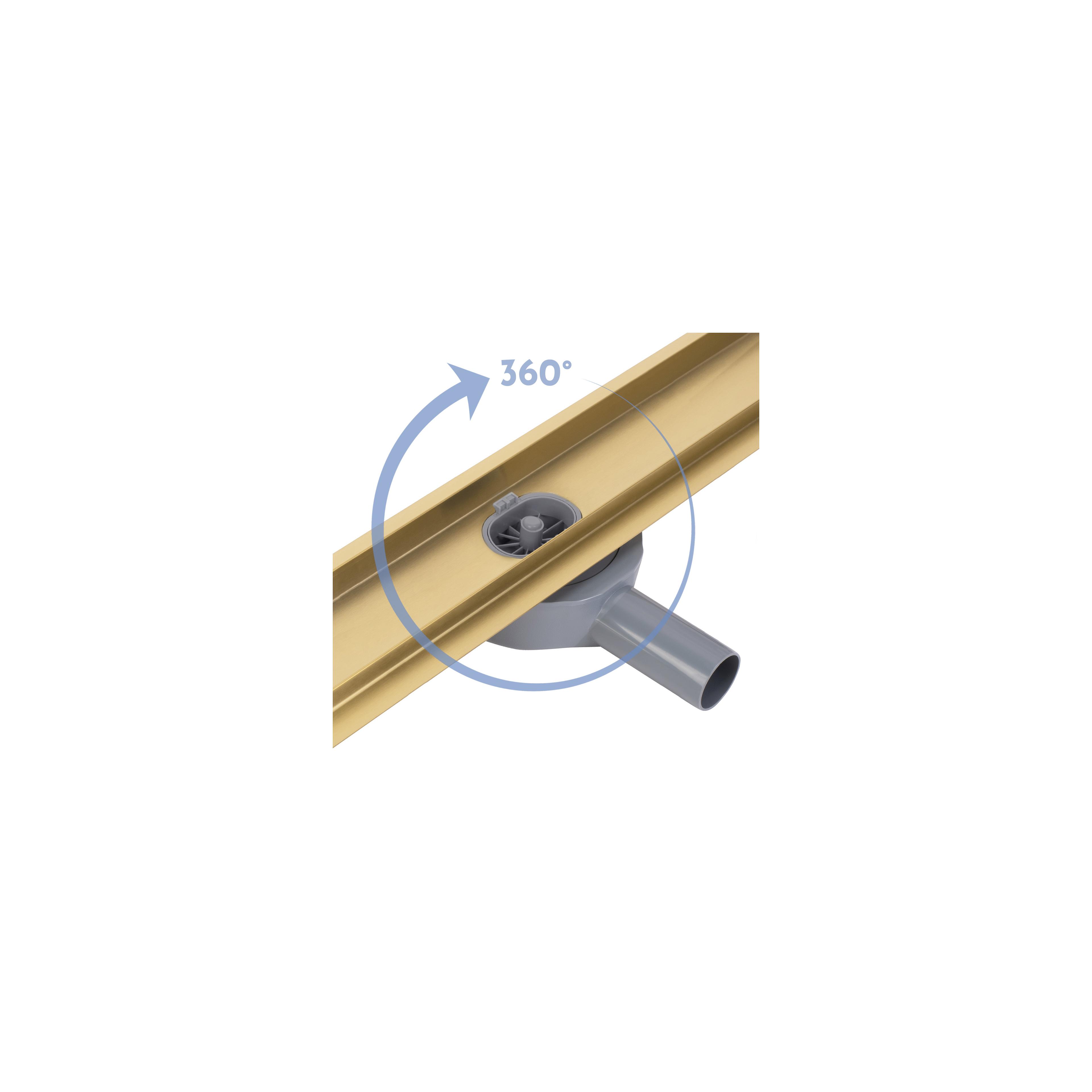 Rigola dus REA Neox pro Brush Gold 90