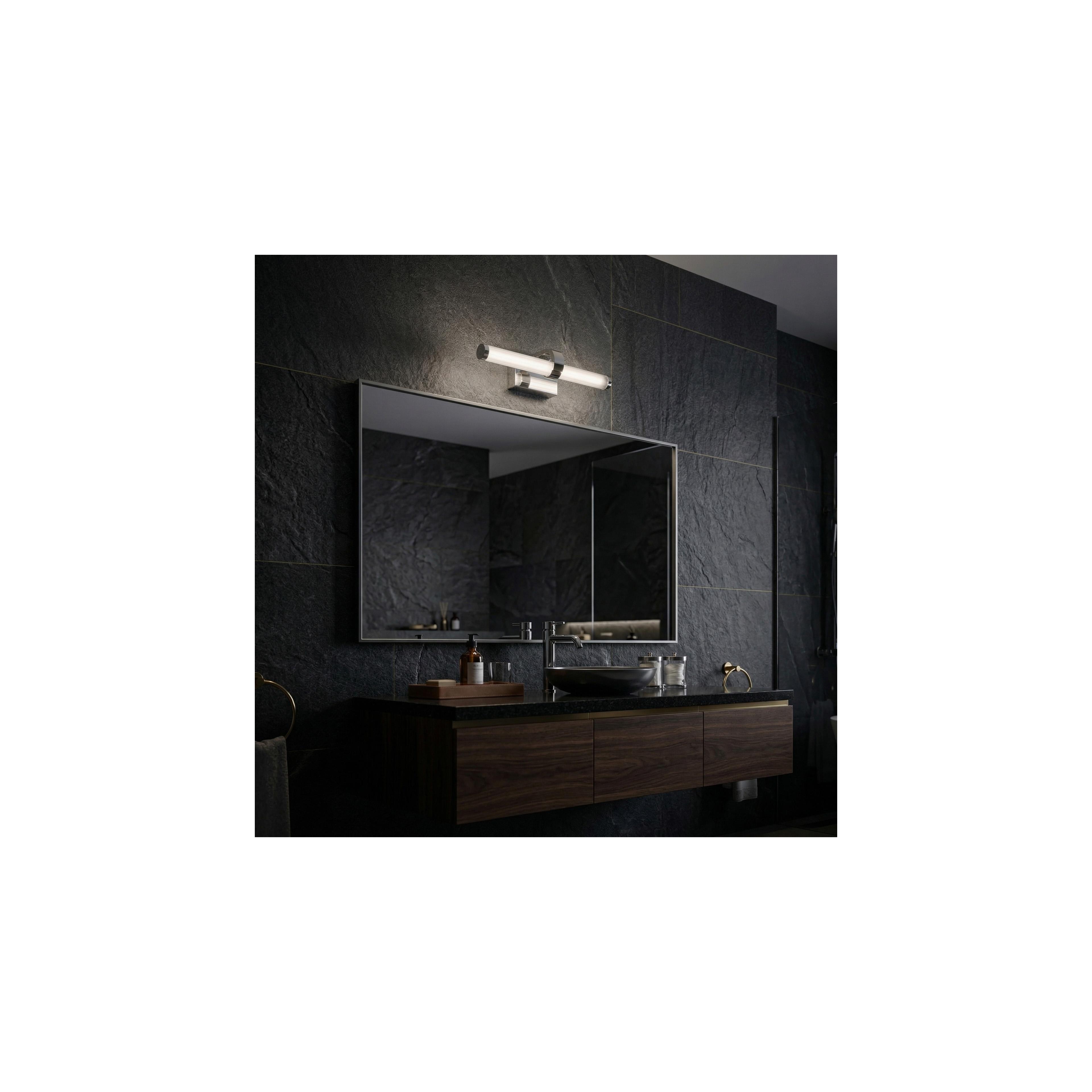 Badrum vägg LED-lampa APP1881-1W 40cm CHROME