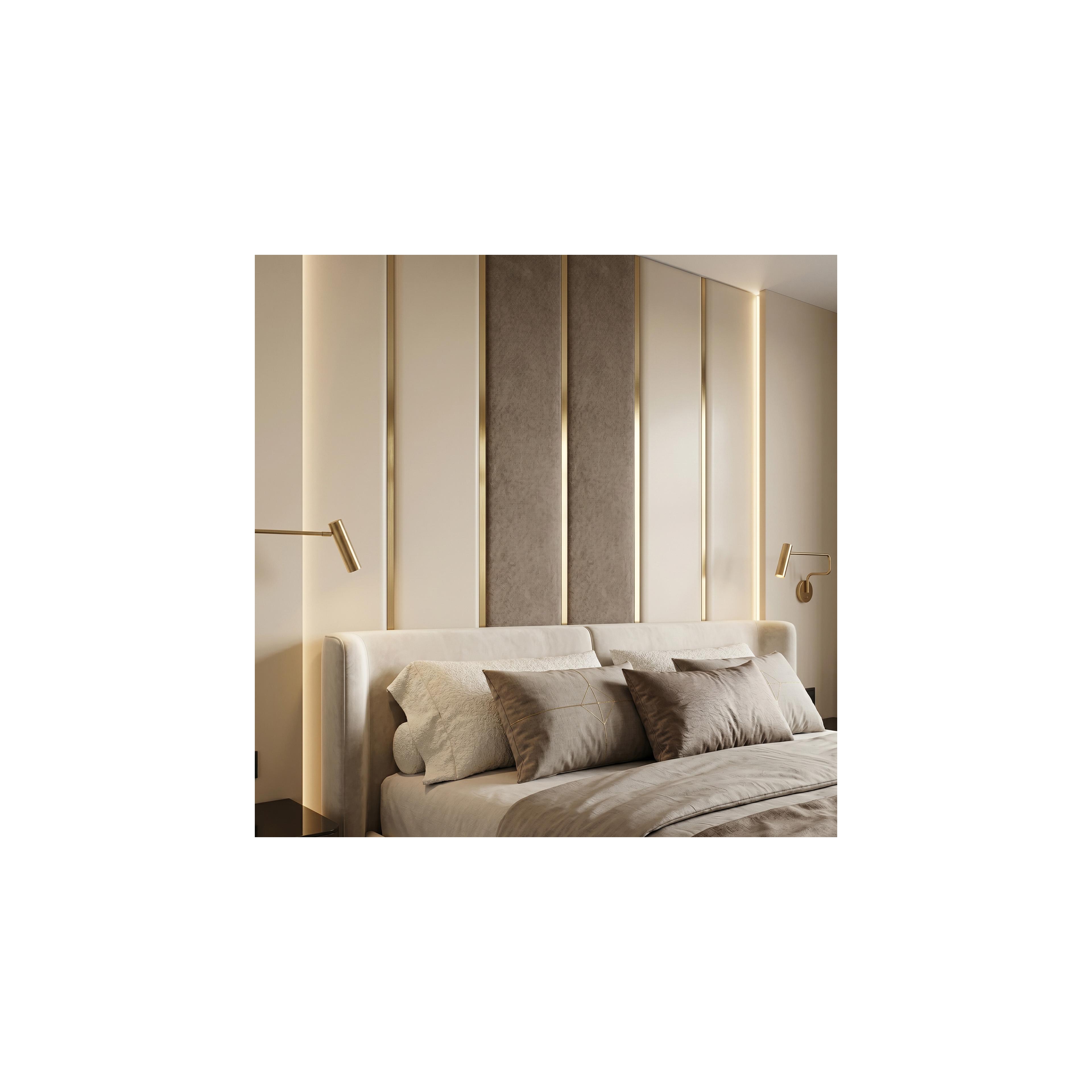 Bandă decorativă autoadezivă Rea P14454CA 3,8cm Brush Gold