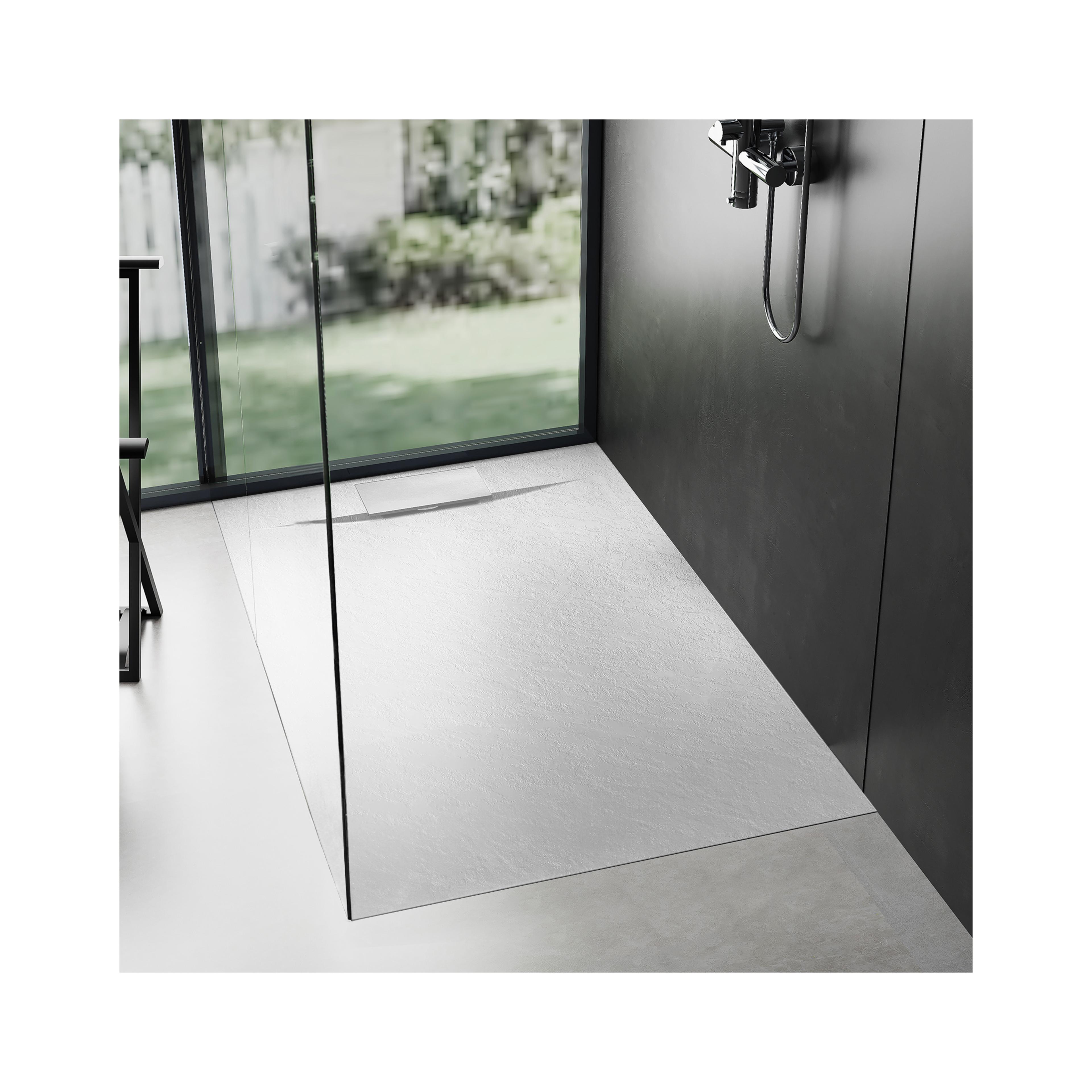 Shower tray Bazalt White 90x120