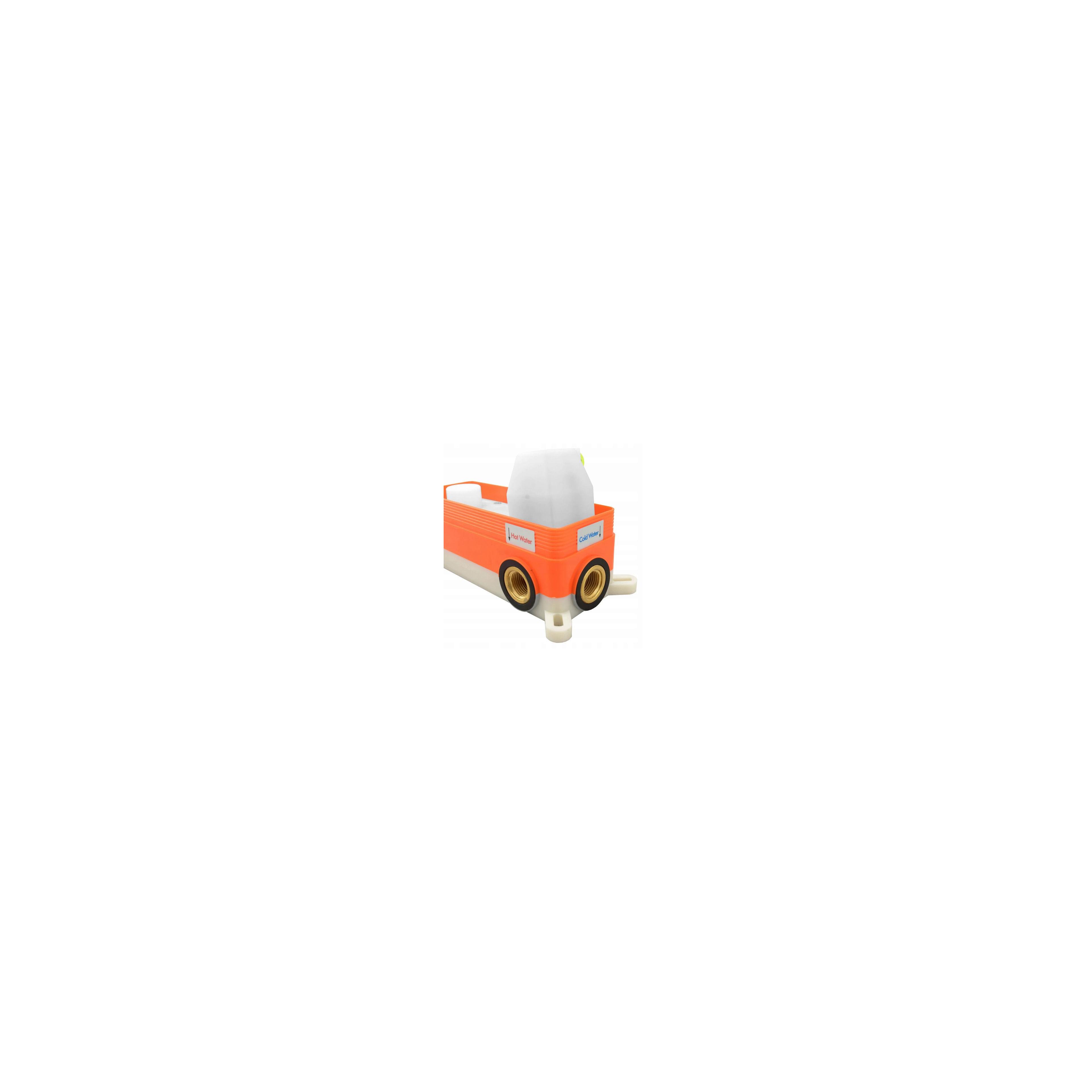 Juego de ducha oculto Rea Lungo Copper + BOX