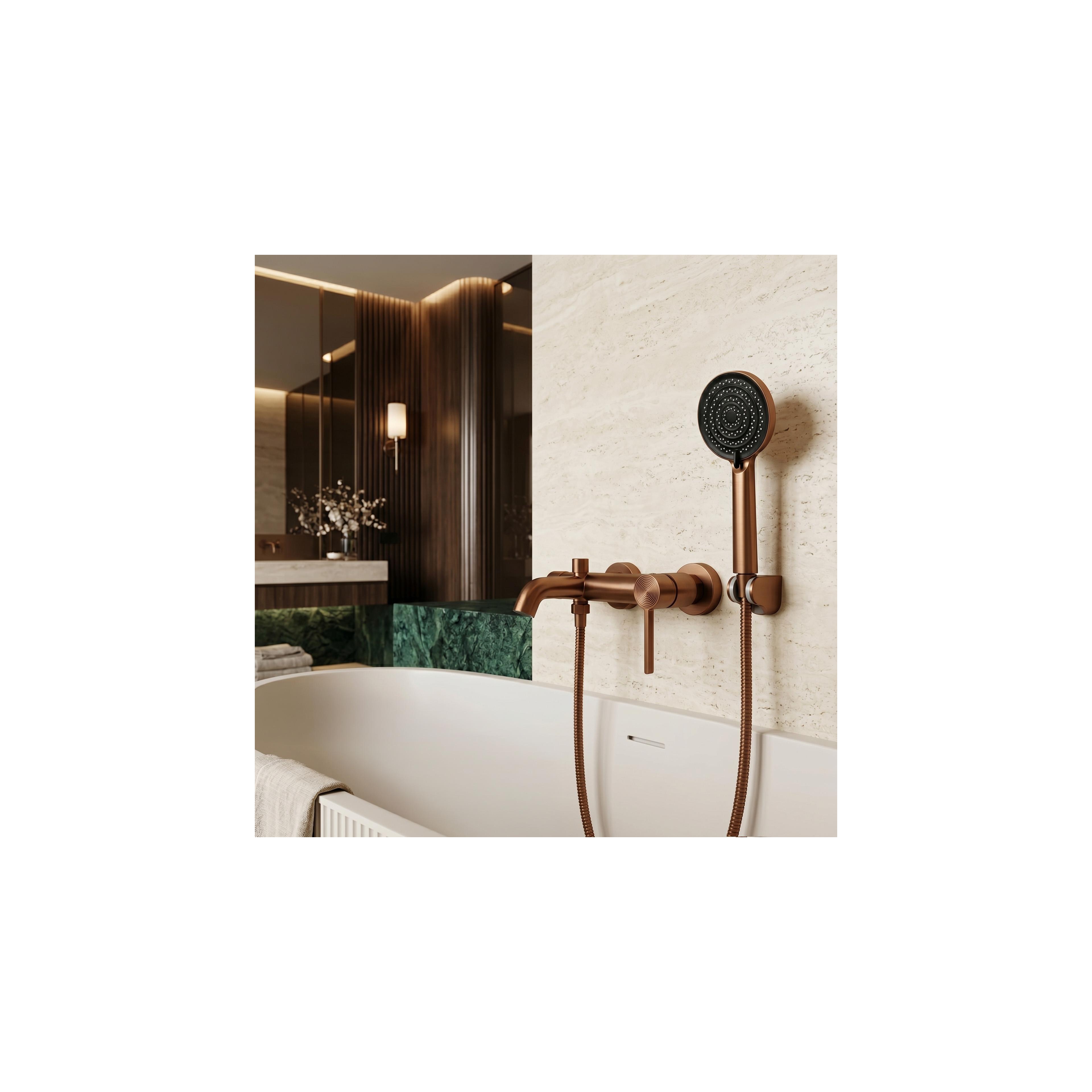Bathroom faucet REA Foster Brush Copper