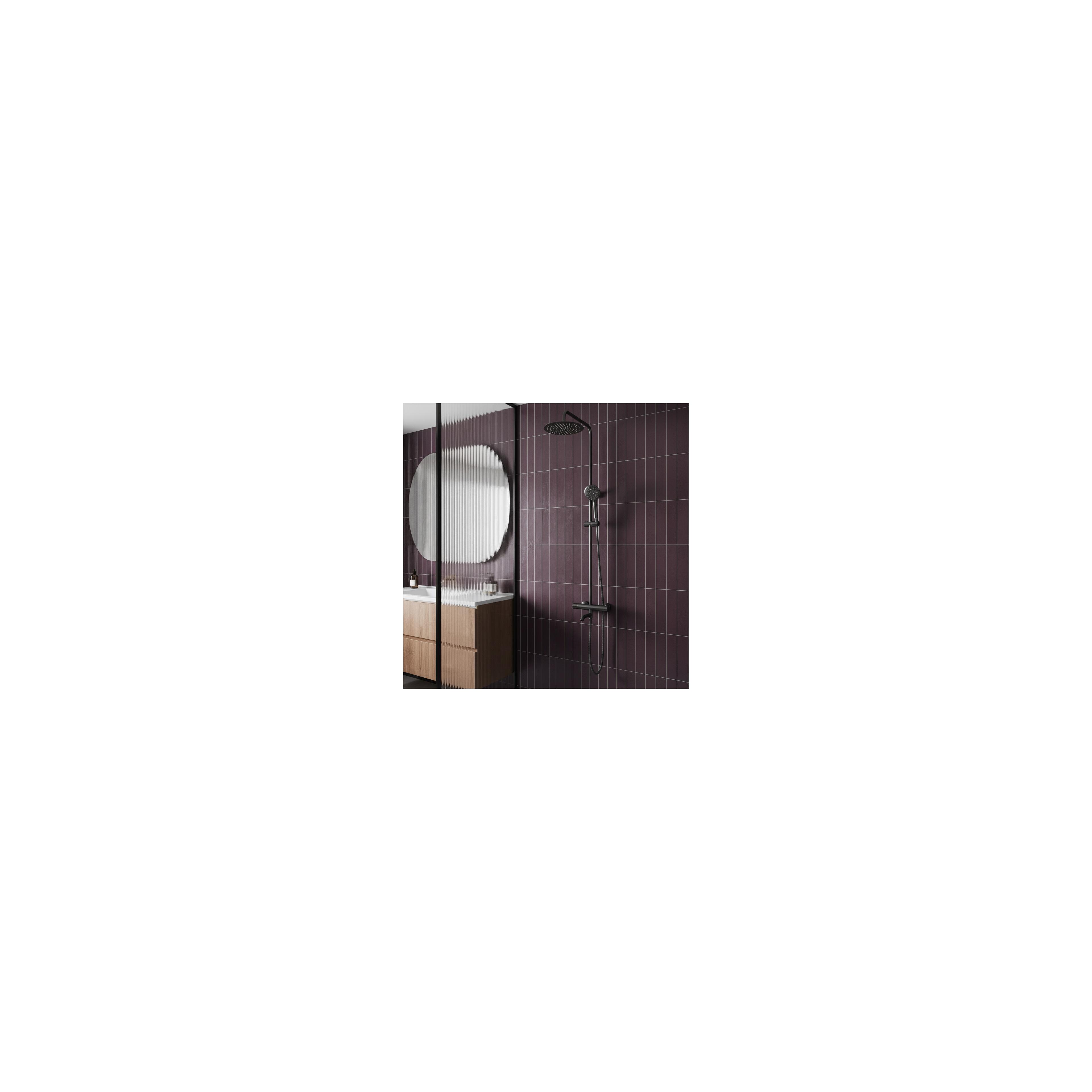 Thermostatic shower system Rea Lungo Titan