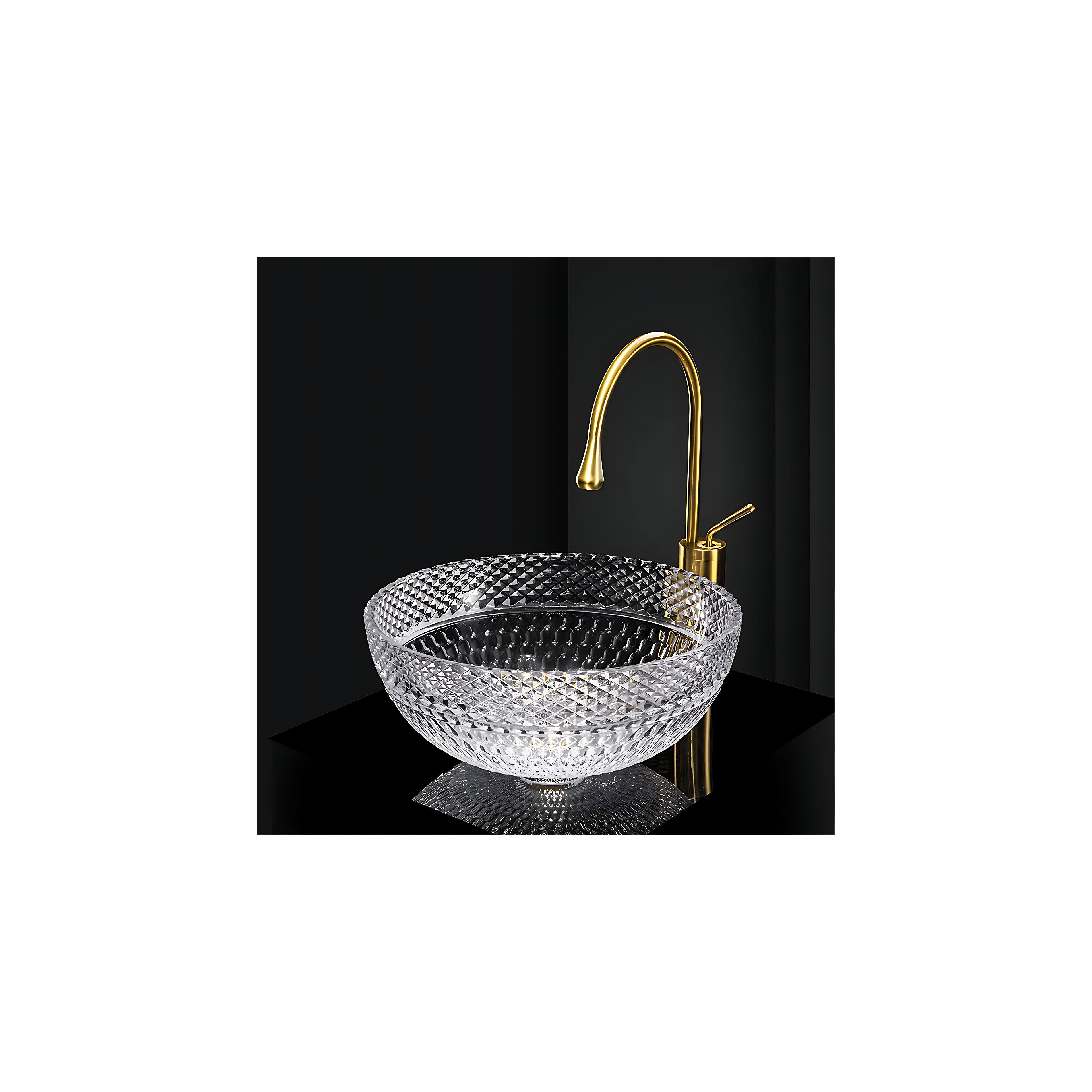 Countertop washbasin Rea Sue Transparent