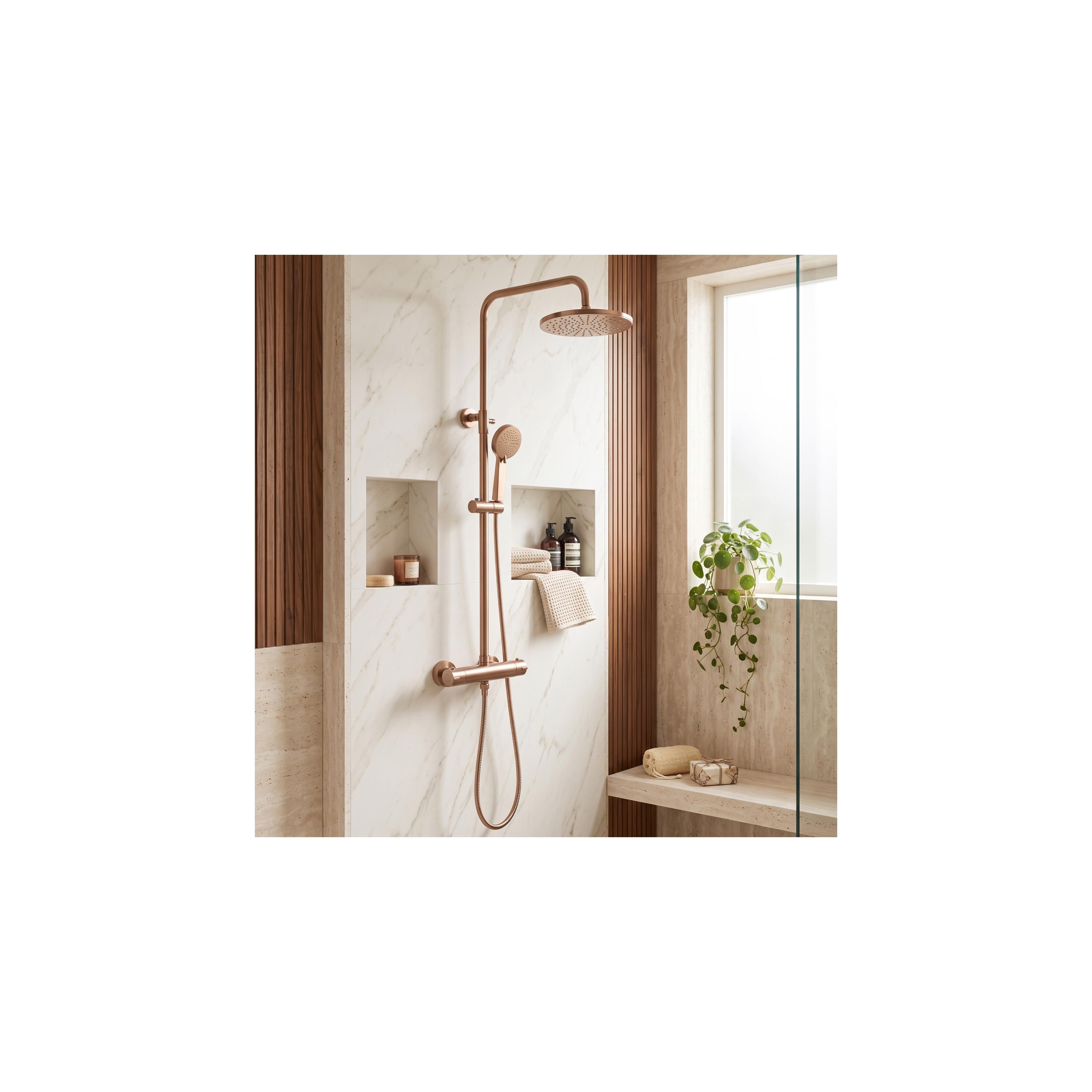 Tuš set s termostatom Rea Parot Light Brush Copper