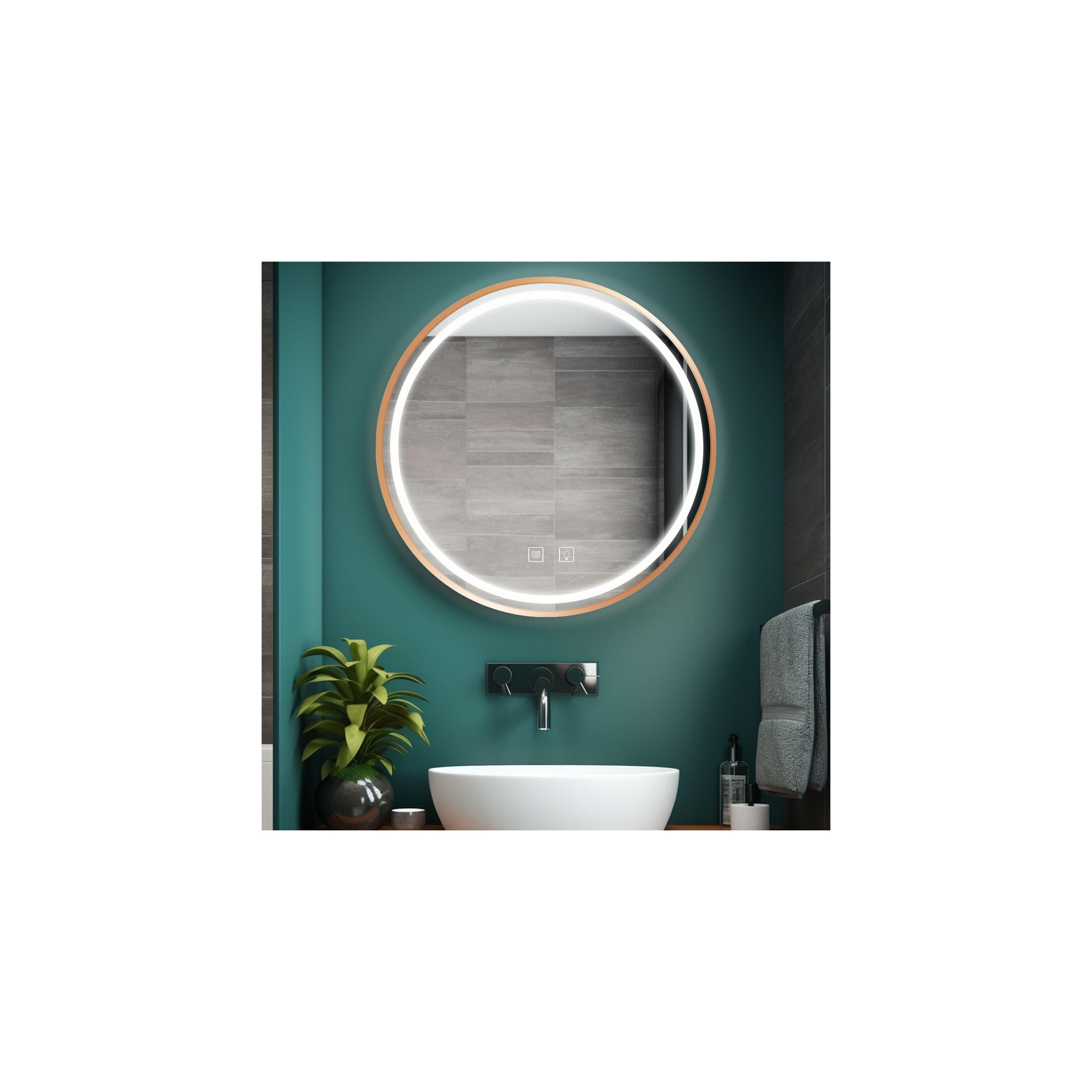 LUSTRO ŚCIENNE LED 100cm MMJ BRUSH COPPER