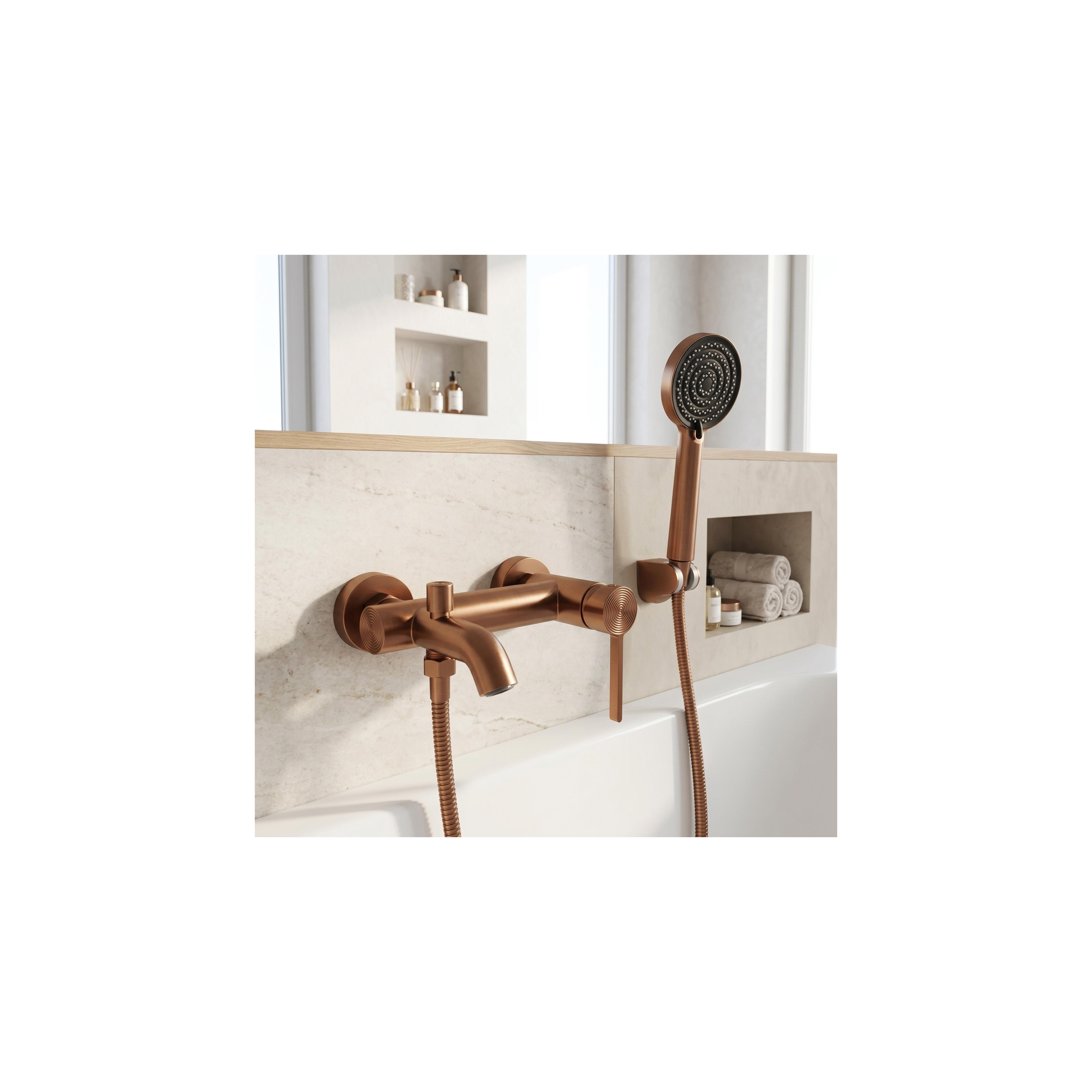 Bathroom faucet REA Foster Brush Copper