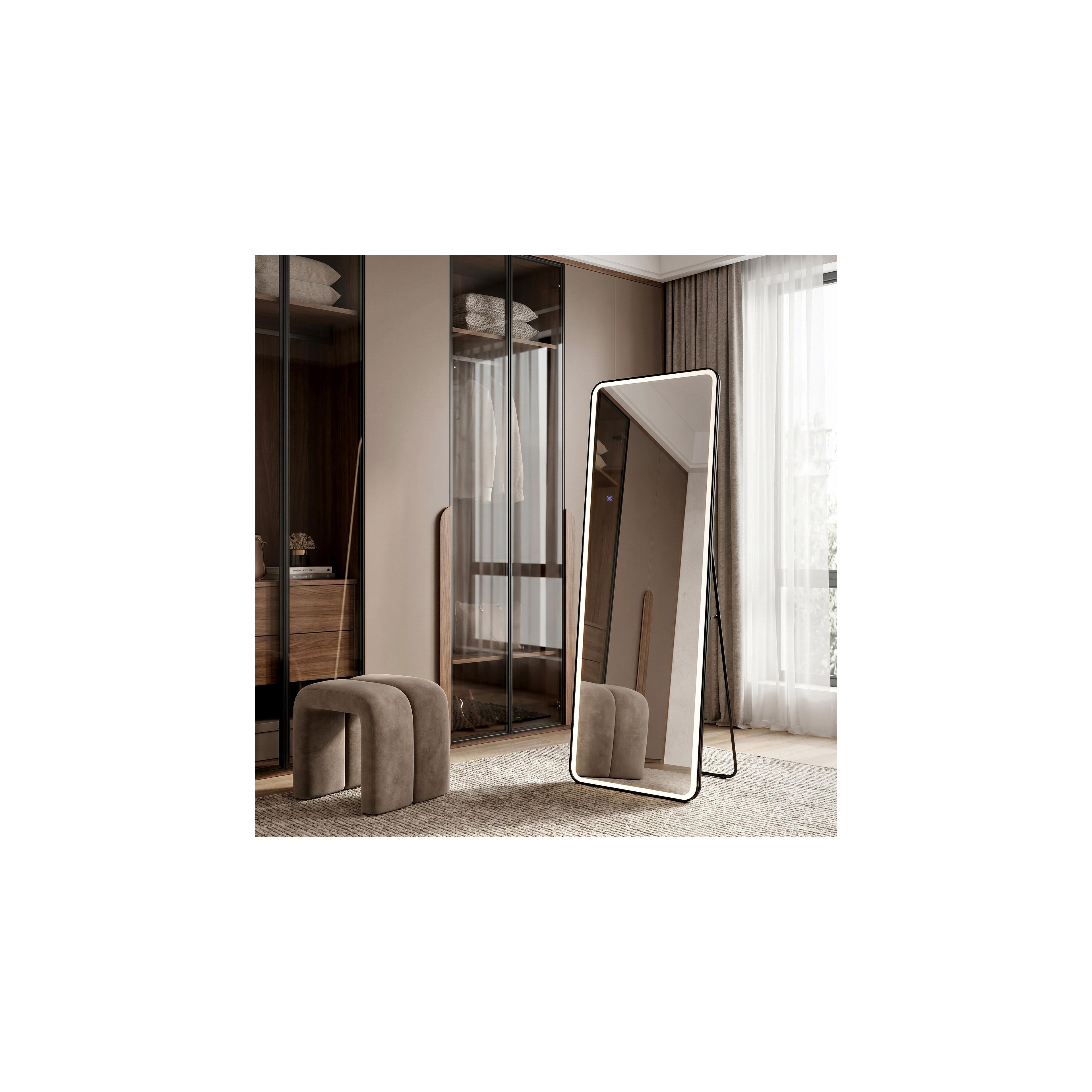 LED-SPEGEL Classico 50x160cm Black