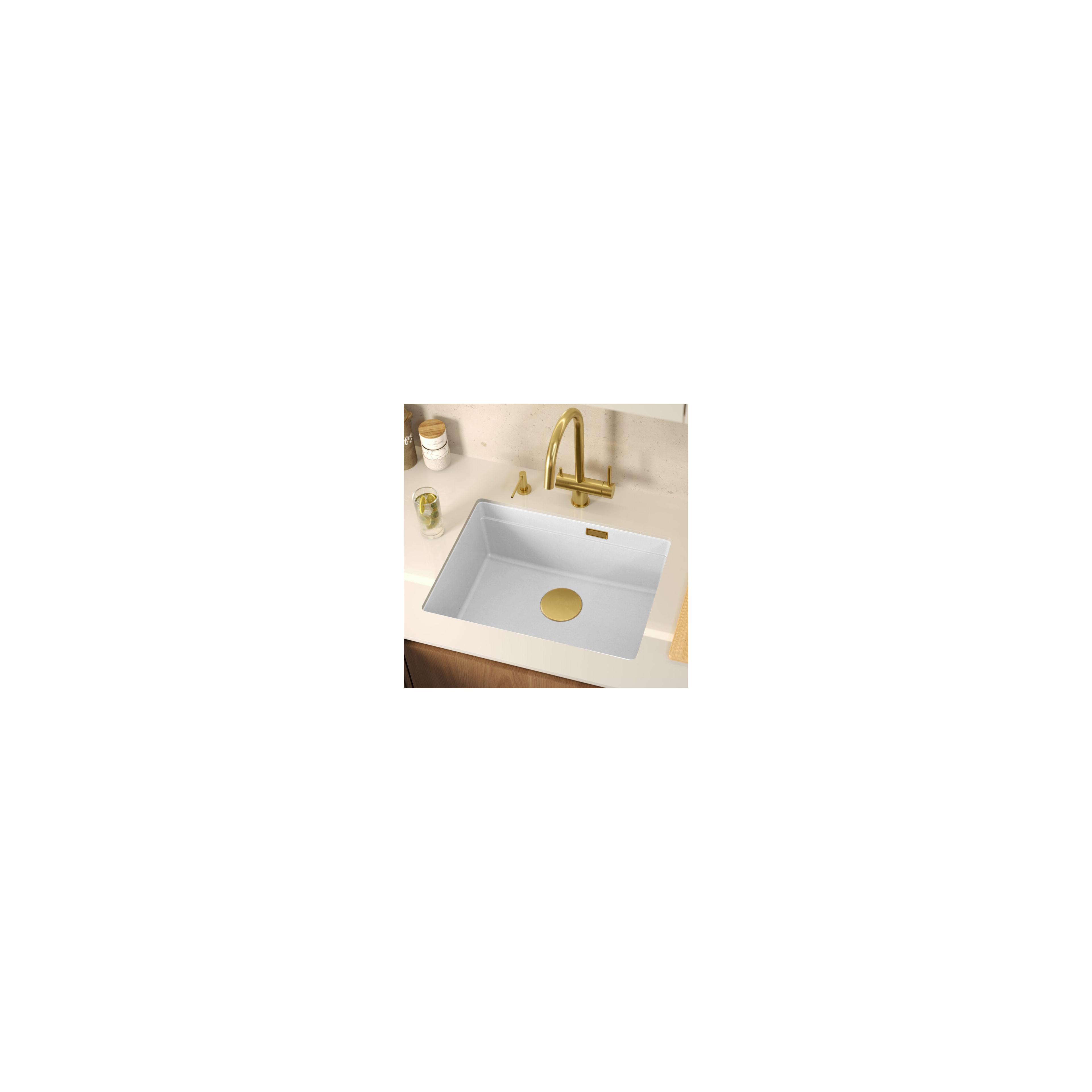 granitni umivalnik Logan 100 White