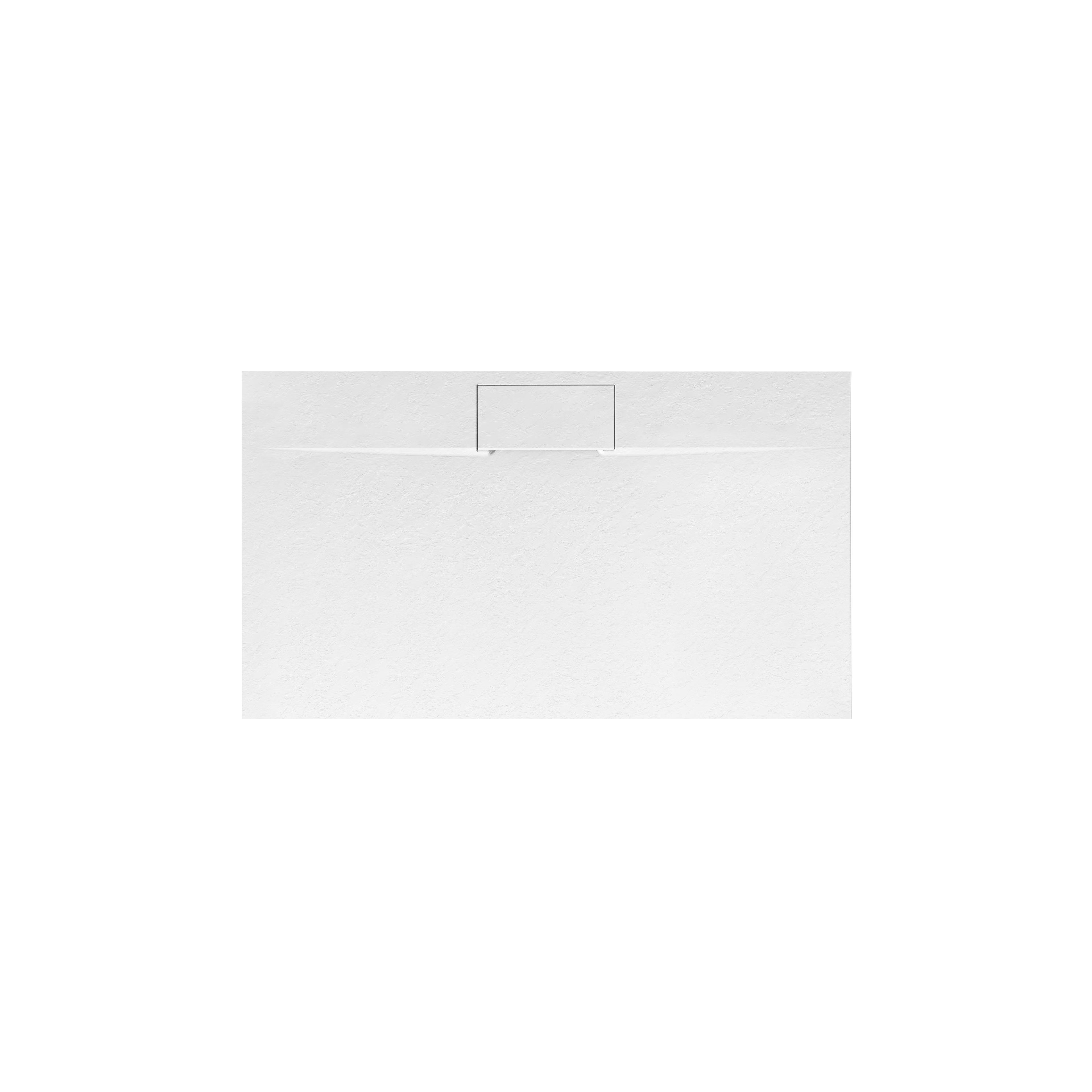 Shower tray Bazalt Long White 80x120
