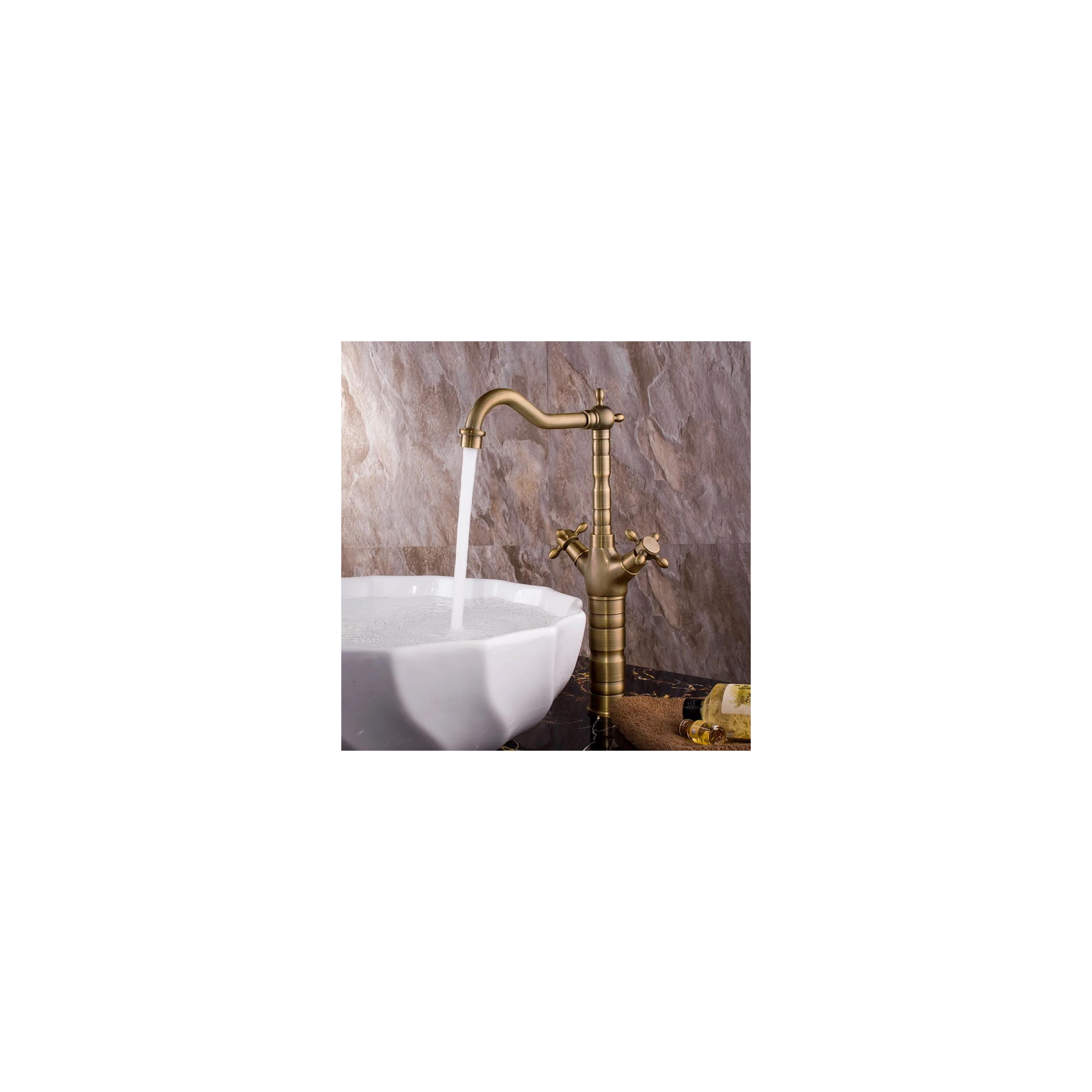 Küchenarmatur Waschbeckenarmatur Rea Rustico antique gold