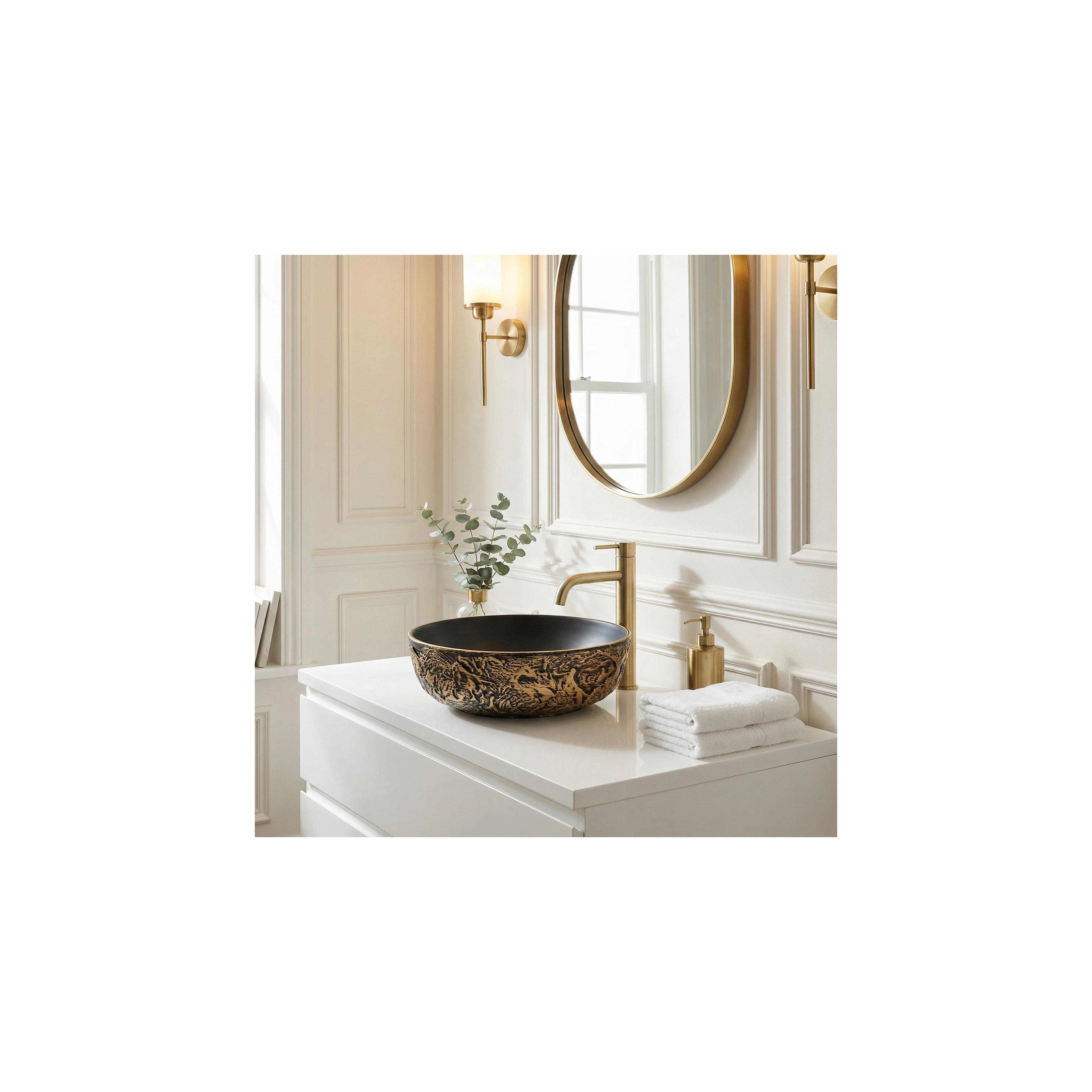 Countertop washbasin Rea Babilon Gold