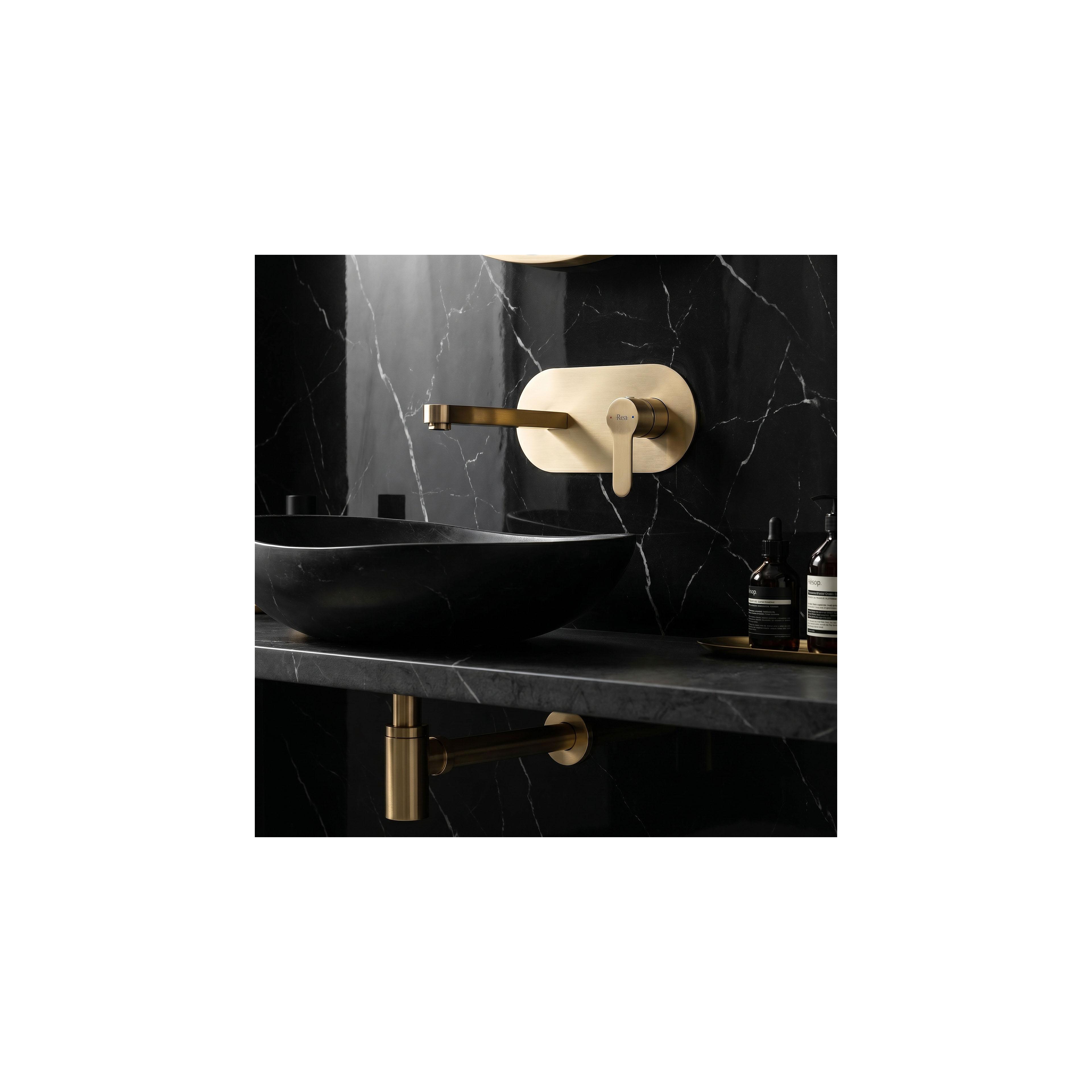 ROBINET ENCASTRÉ REA Arcos Brush Gold