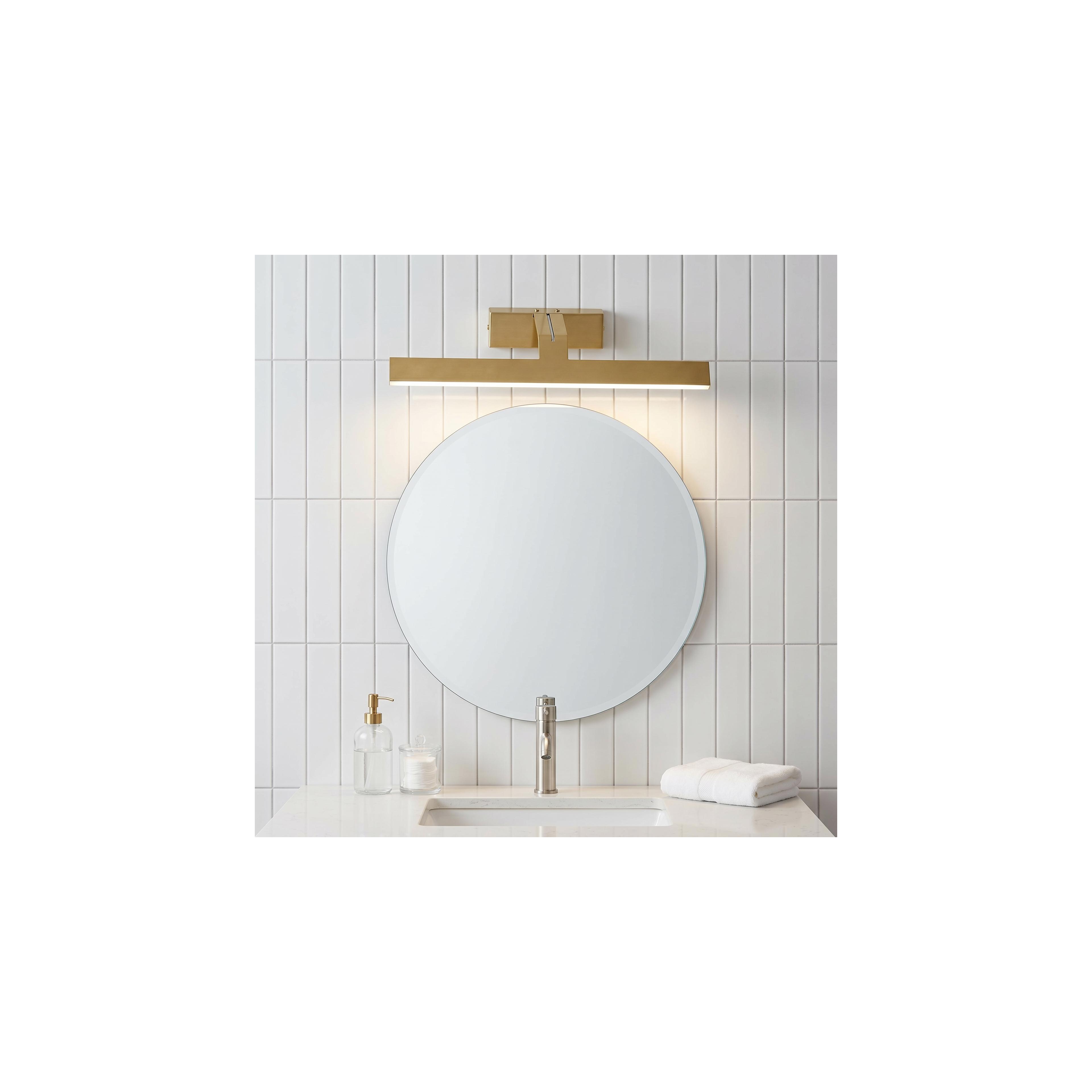 Vannitoa seina LED-valgusti SWE007-1W 43cm BRUSH GOLD