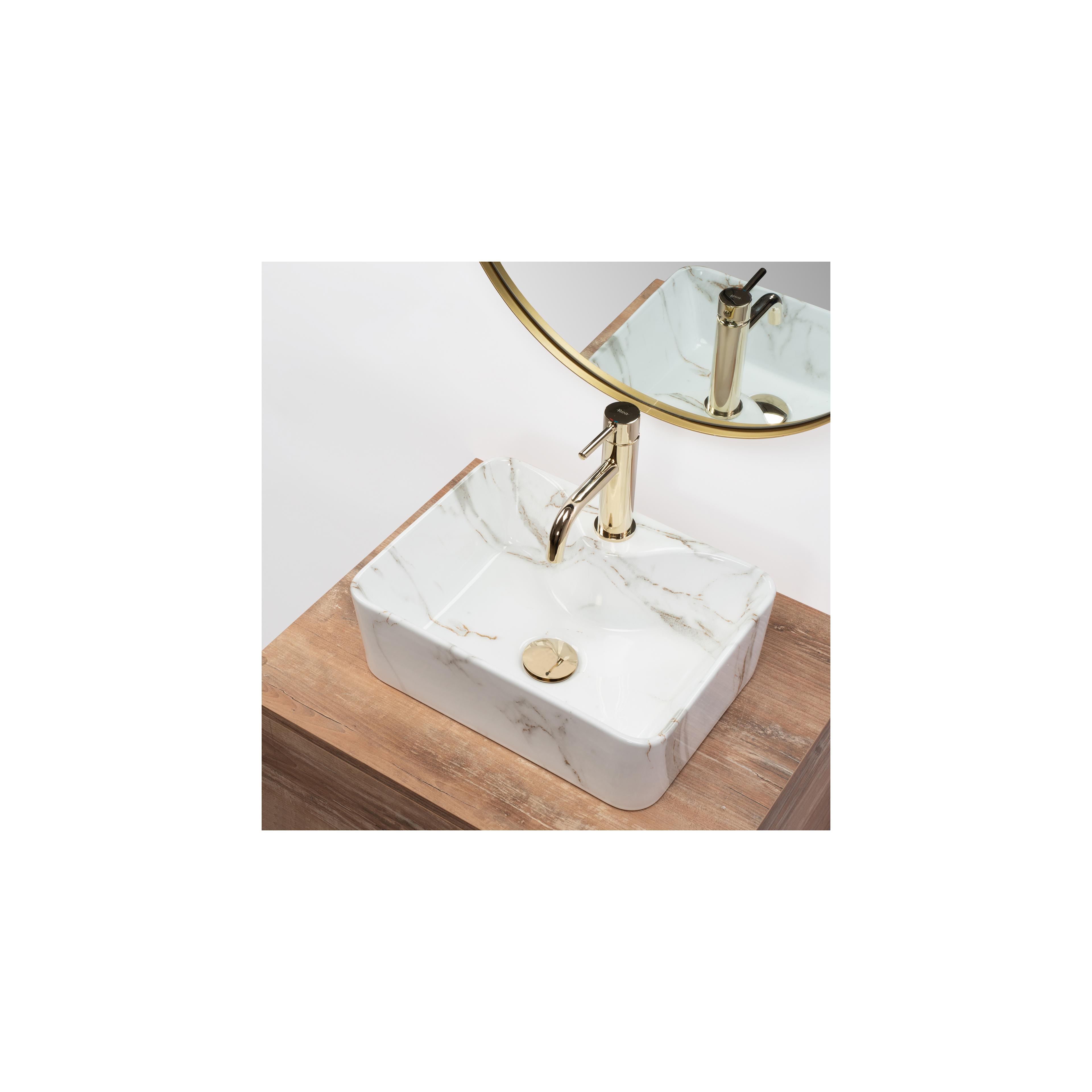 Countertop izlietne REA Kelly Mini Aiax Shiny