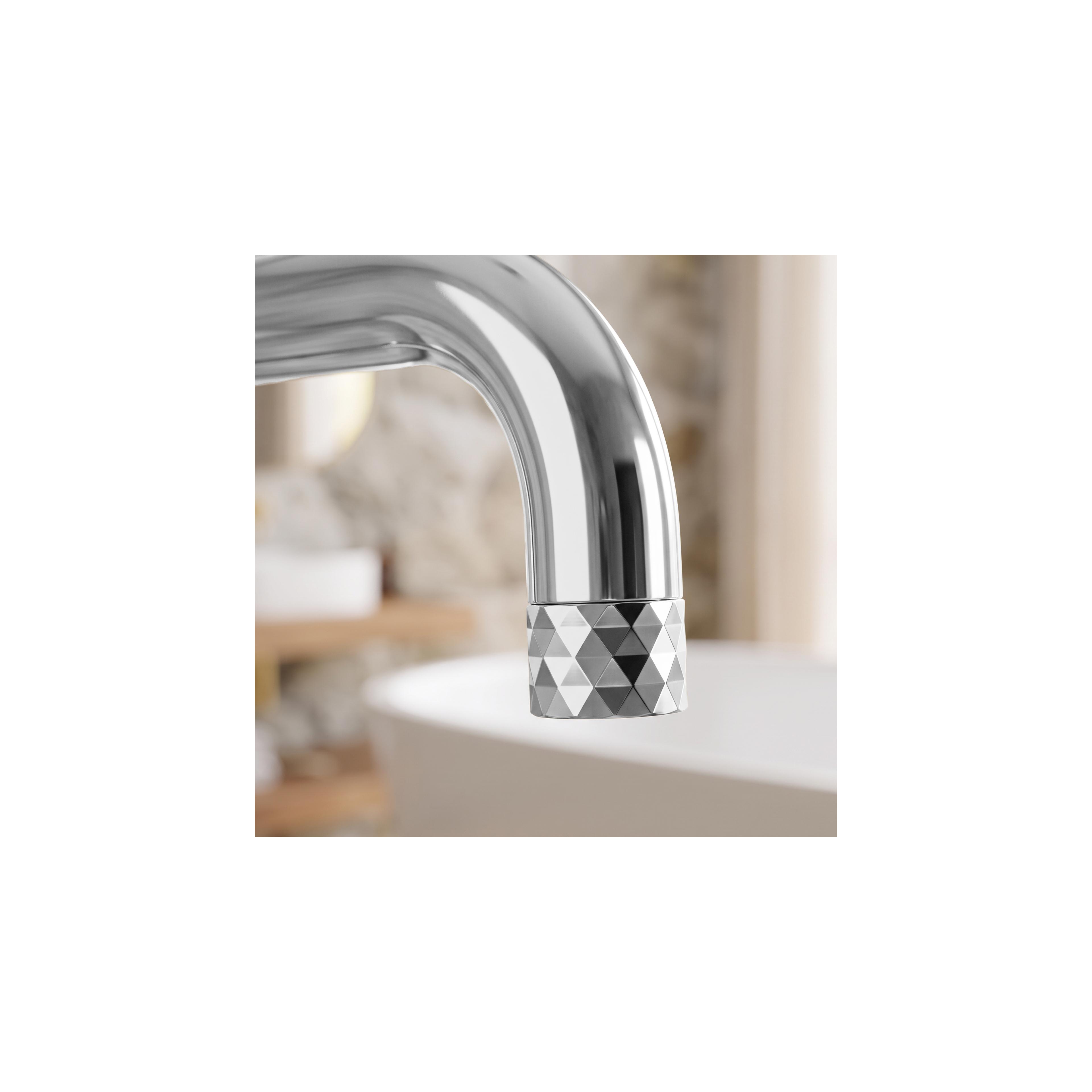Vloeren  badmengkraan Rea Lungo Diamond Chrome