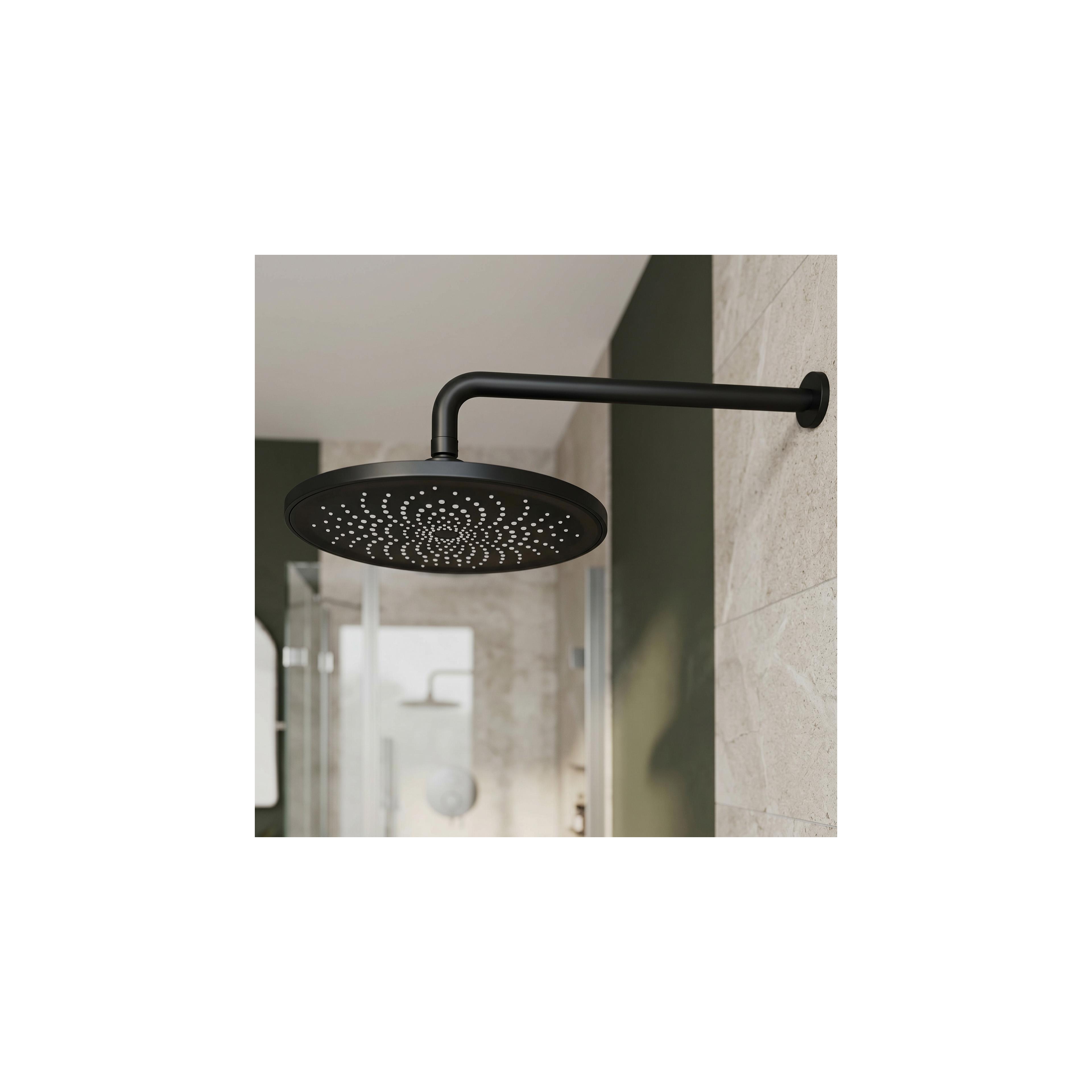 Duscharm rund REA JS-9021B 40cm Black