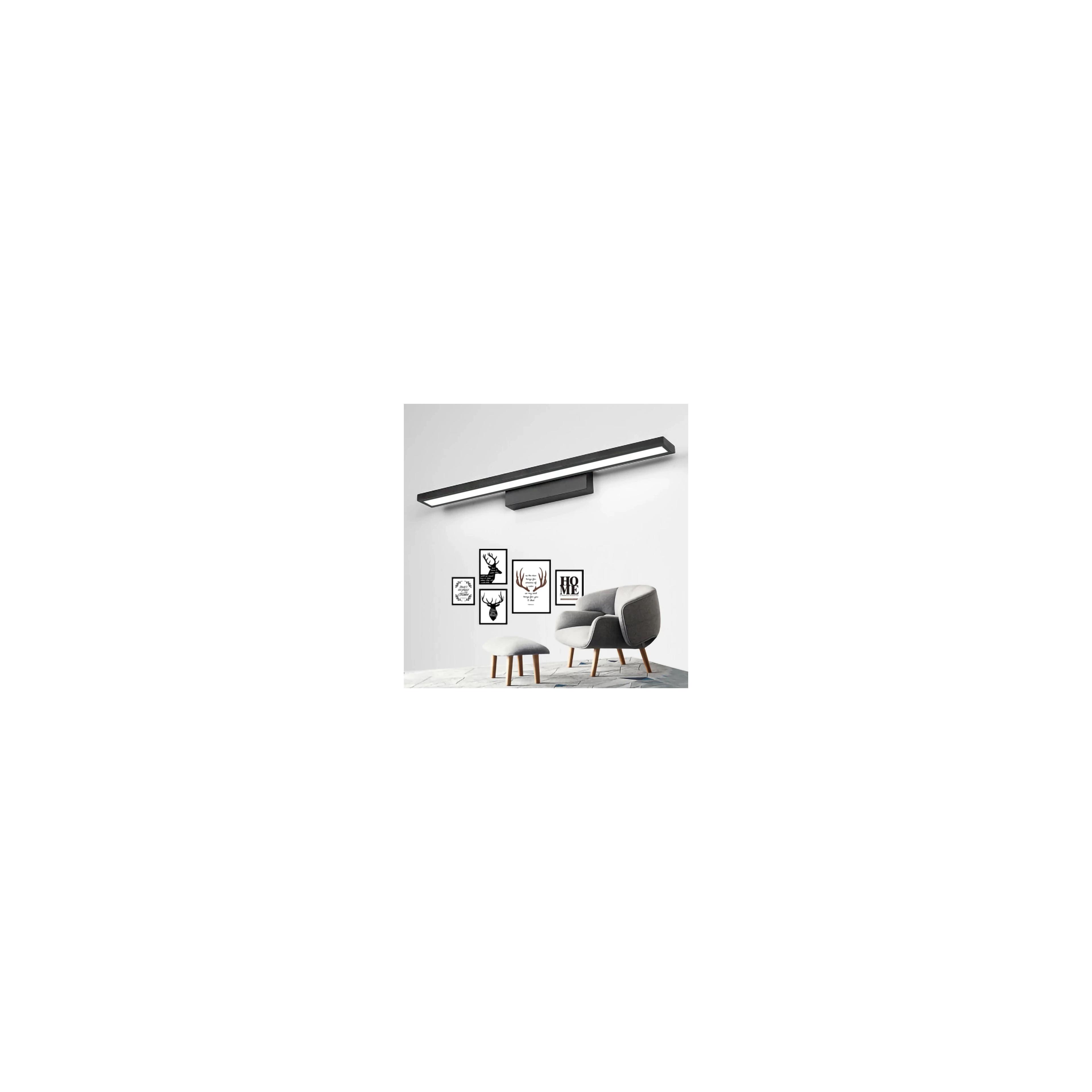 APLICA de baie LED pentru oglinda 60CM APP840-1W FLAT BLACK