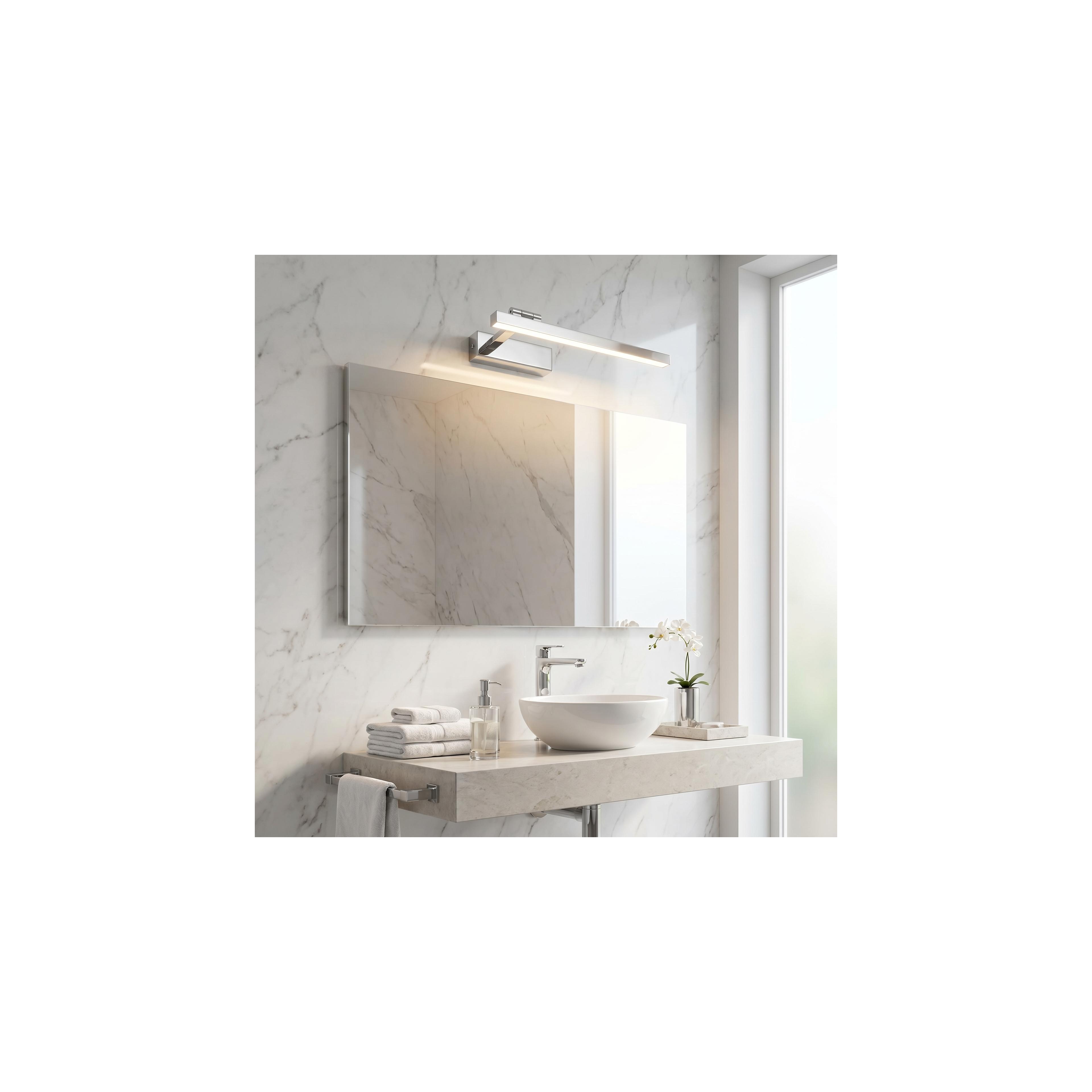 Vannitoa seina LED-valgusti SWE028-1W 40cm CHROME