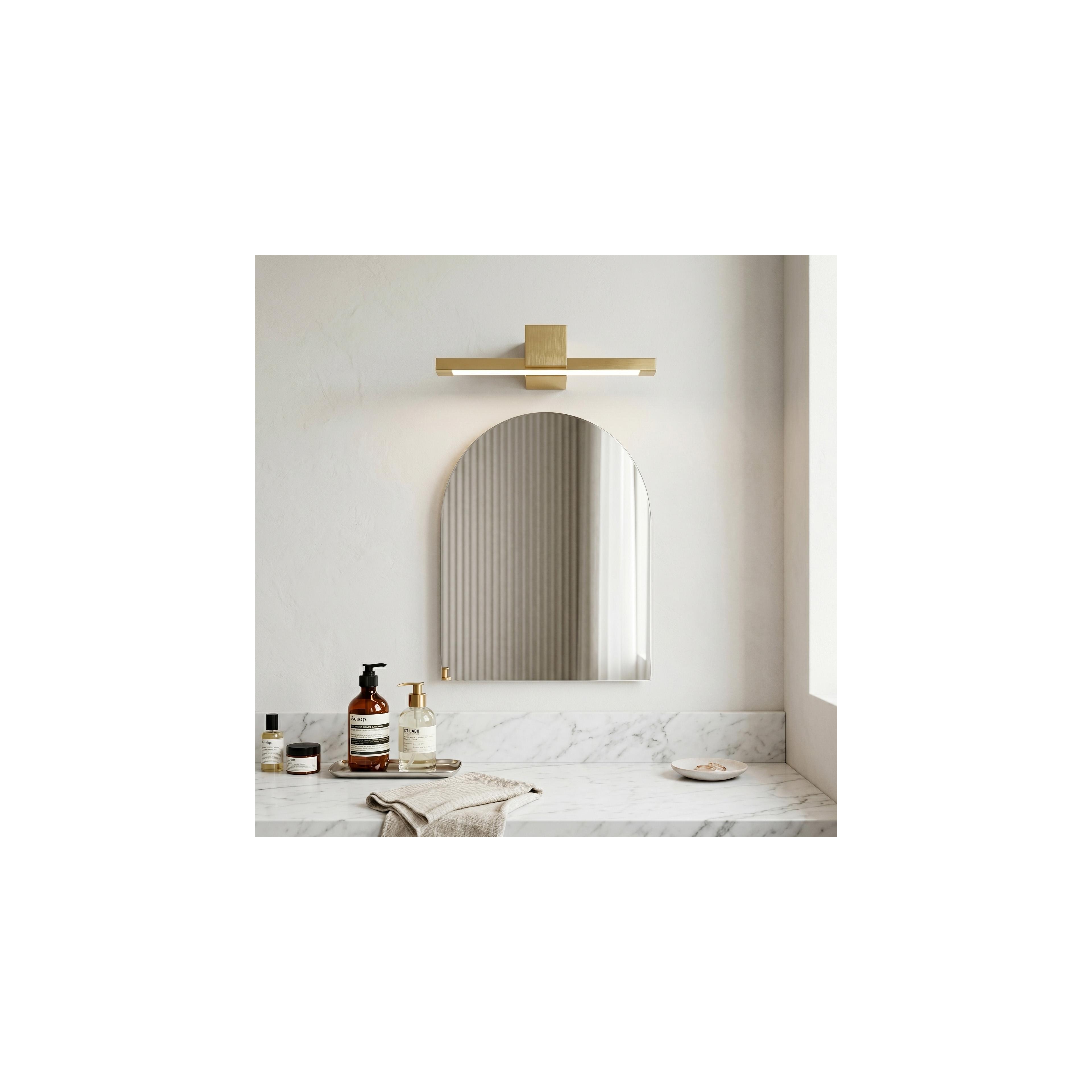 Bad LED-Wandleuchte SWE046-1W 40cm GOLD BRUSH