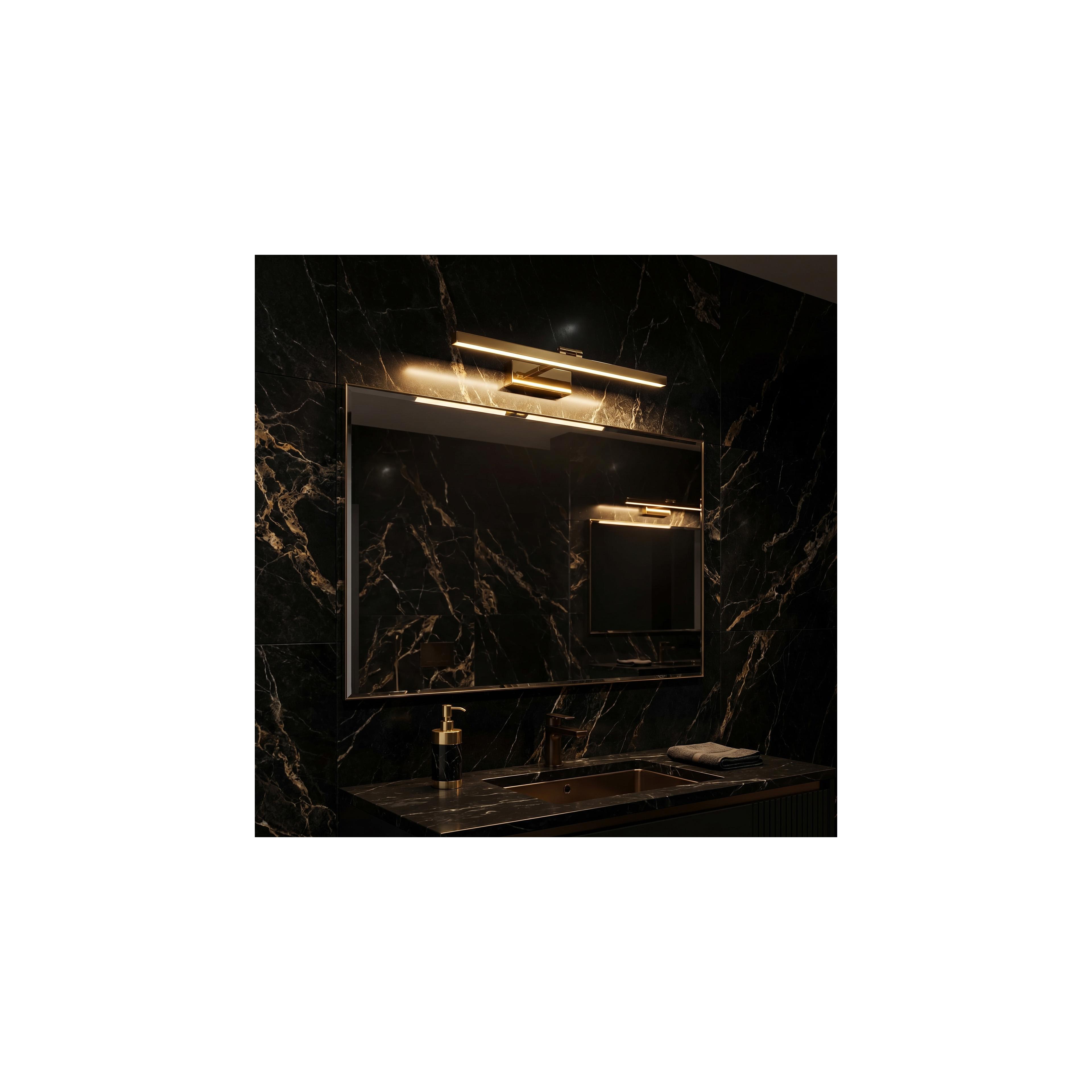 Bathroom LED wall sconce APP1861-1W 60 cm GOLD