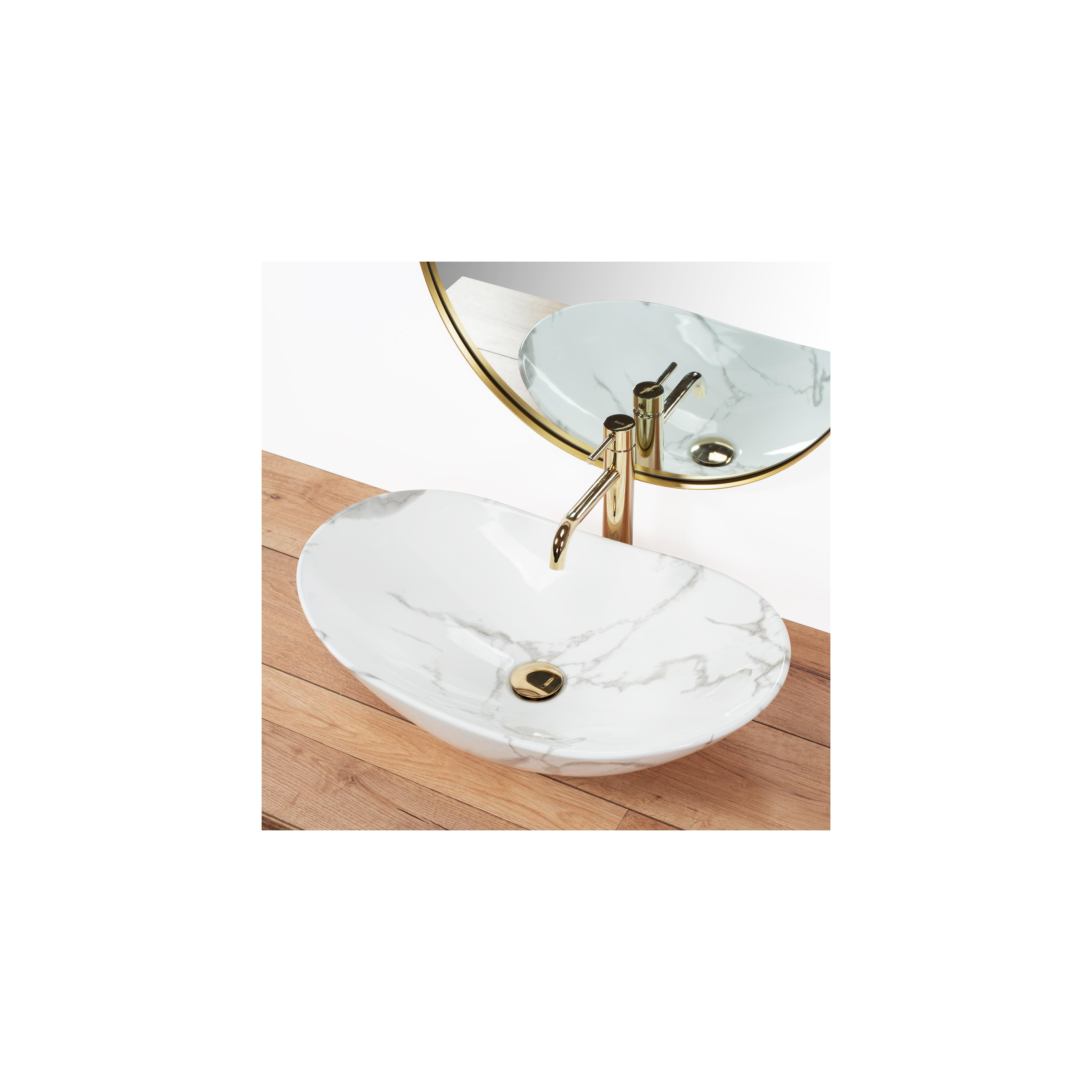 REA Royal Marmo Shiny Countertop valamu