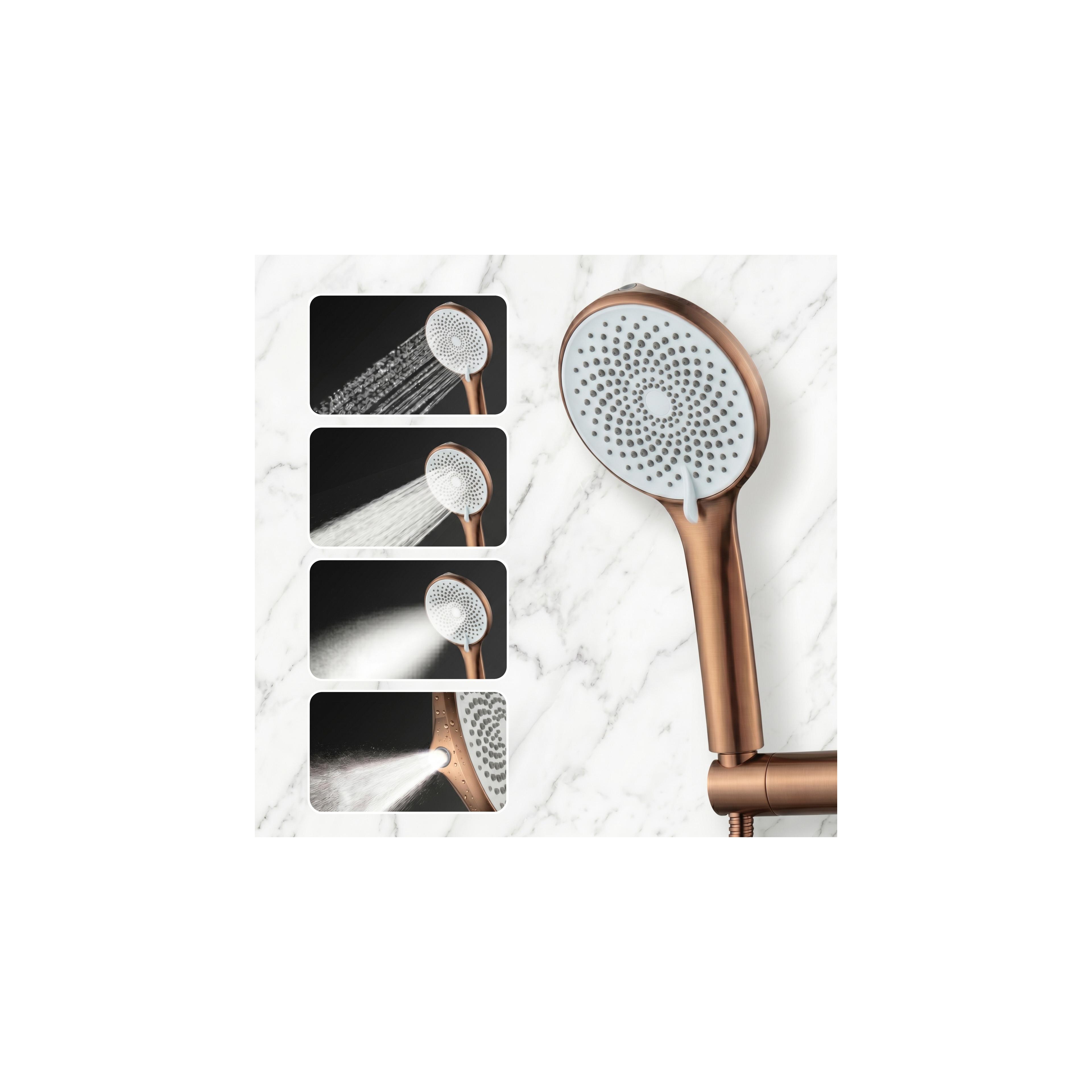 Rea JS-020 BRUSH COPPER zuhanyfej