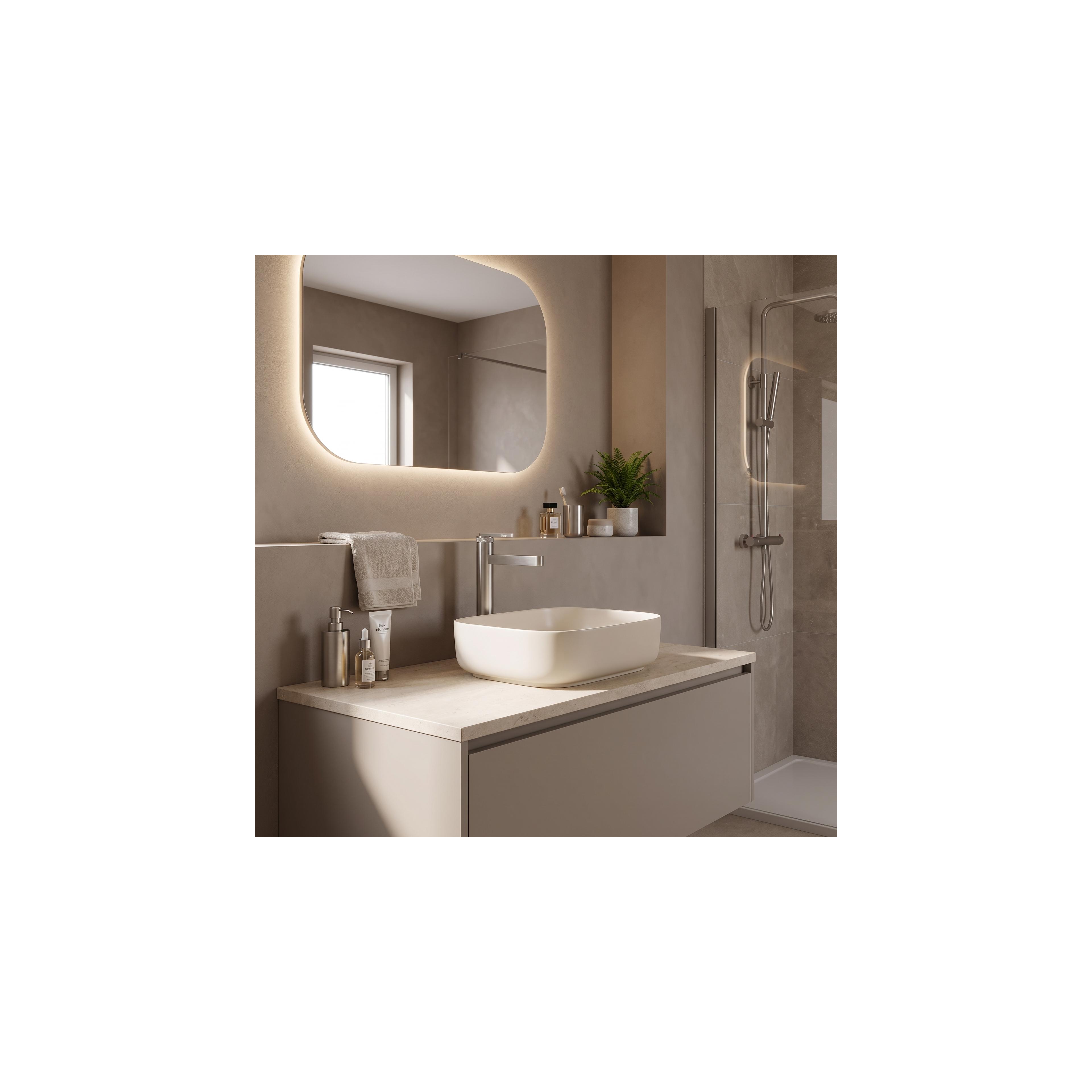 Robinet de salle de bain Rea Grace Brush Nickel High