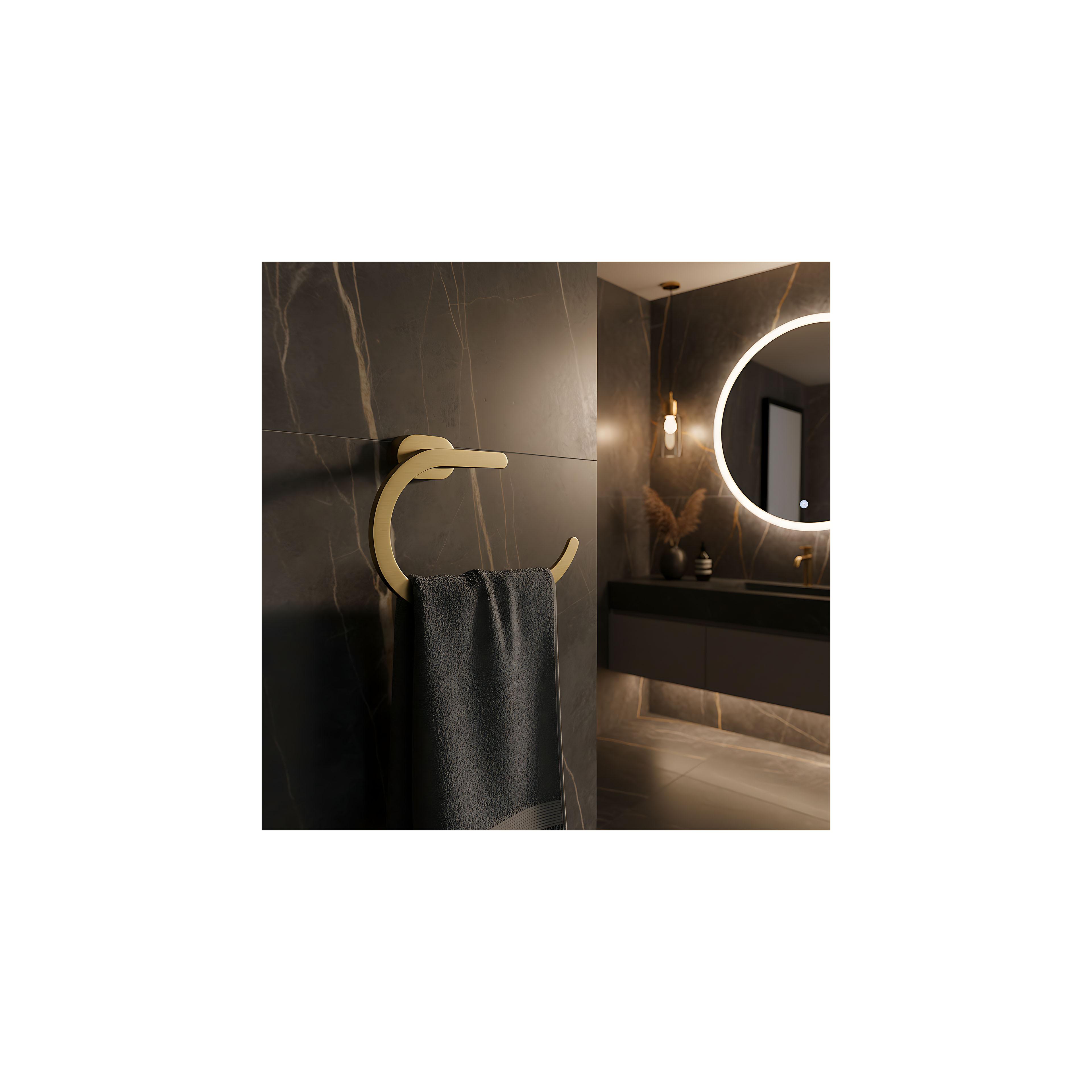 Porte-serviette Ring 110 Til Brush Gold