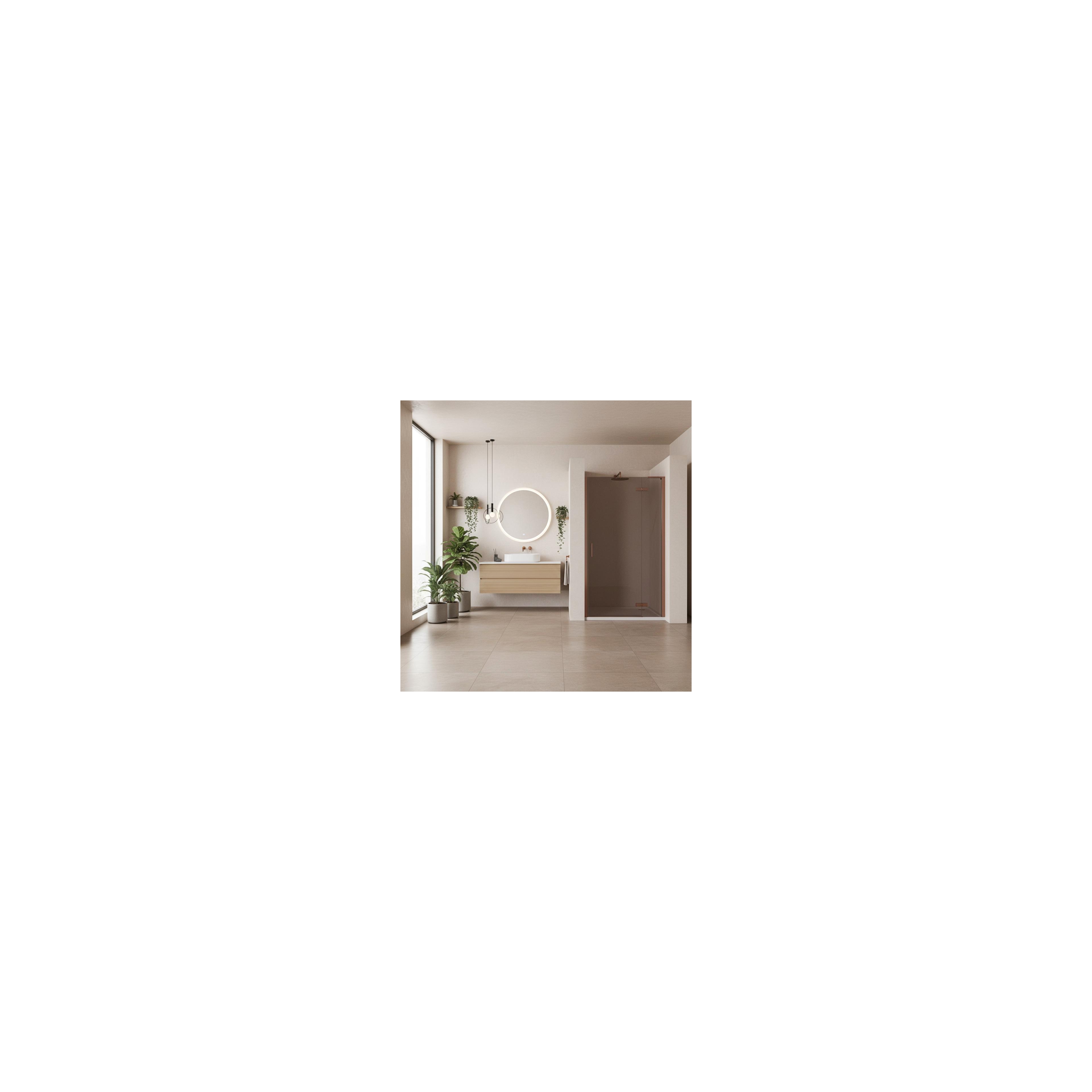 Porte de douche Rea Hugo 90 Copper Brush
