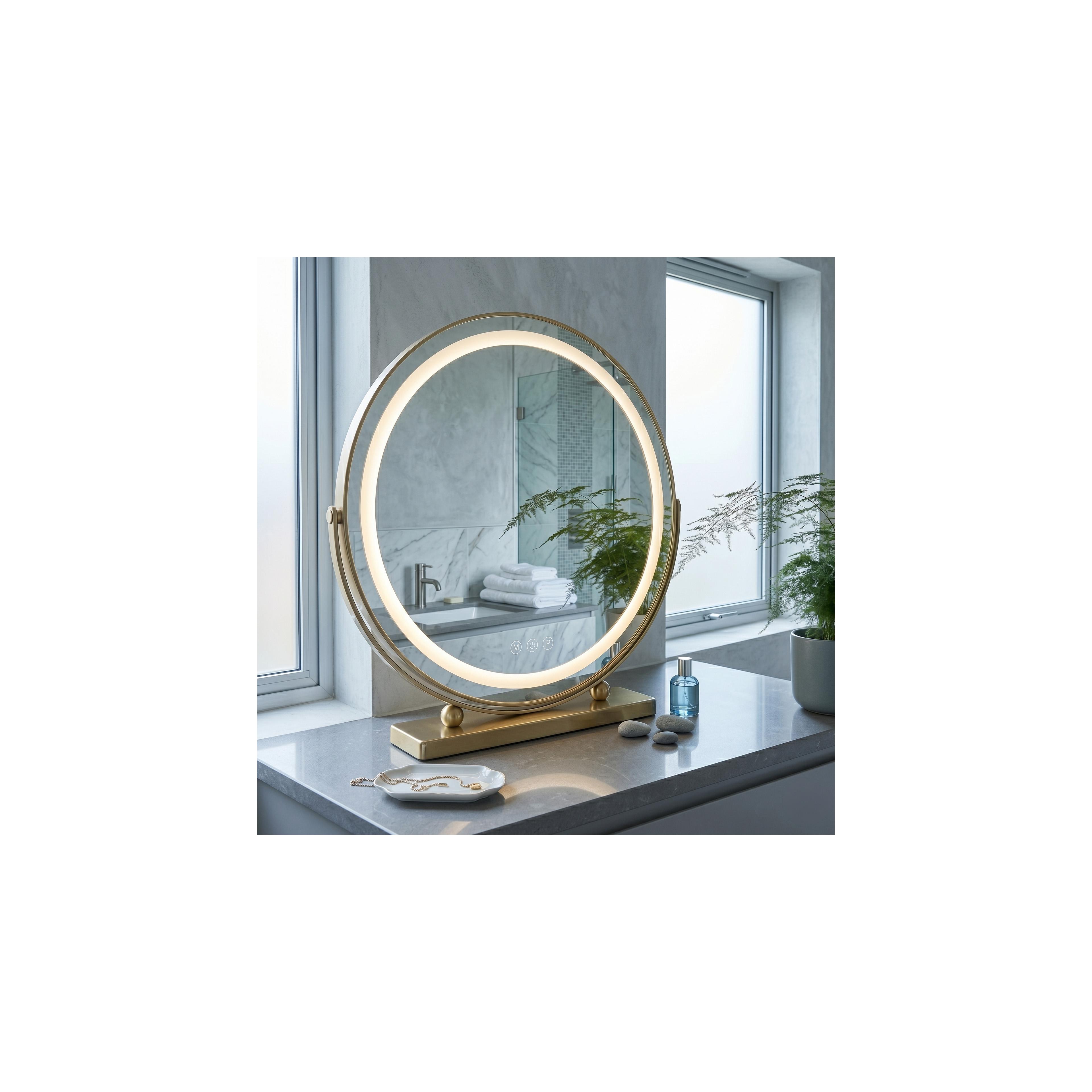 Mirror LED MAKE-UP L.Gold 50 cm