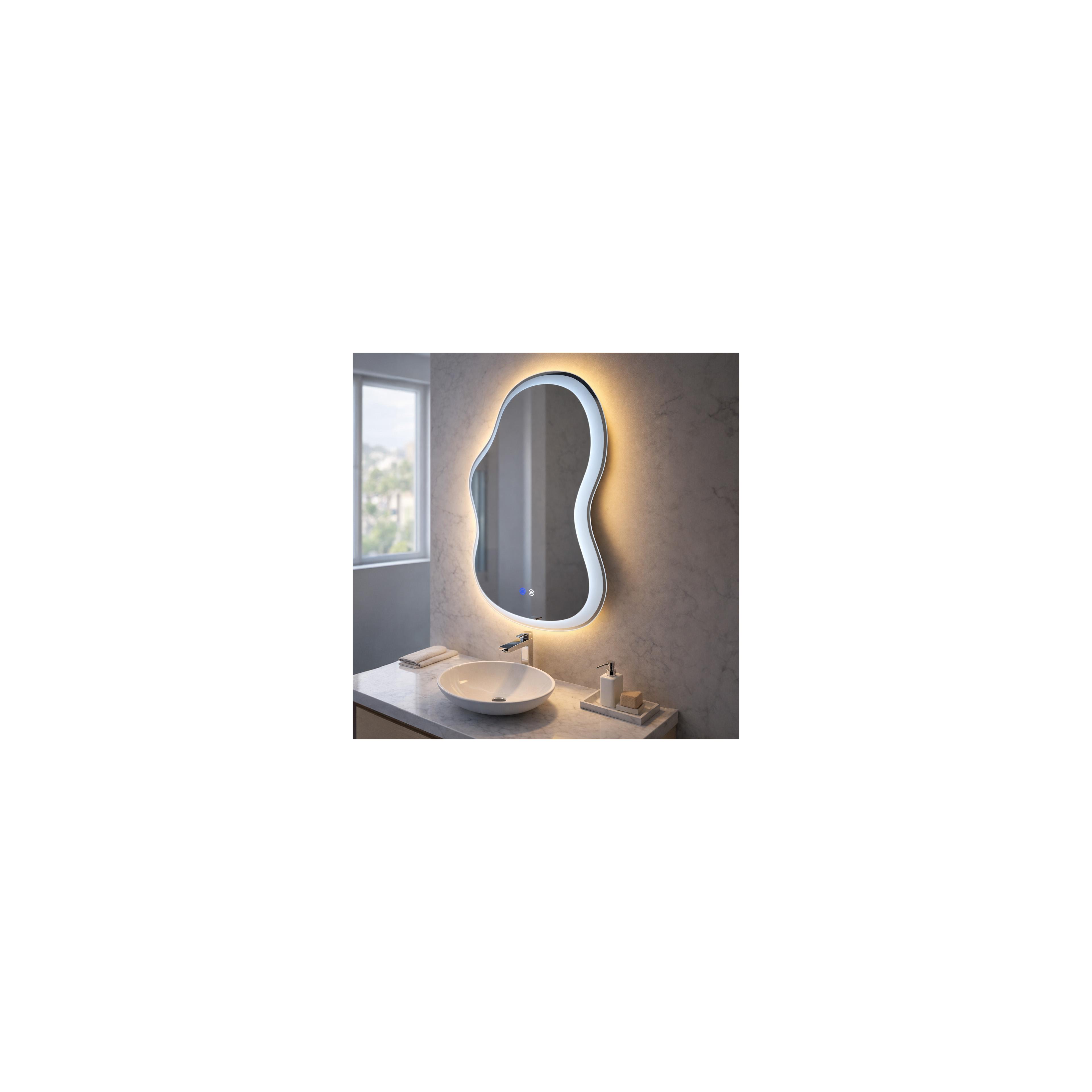 ΕΠΙΤΟΙΧΙΟΣ ΚΑΘΡΕΦΤΗΣ LED LED UNO DOUBLE 80x55 cm