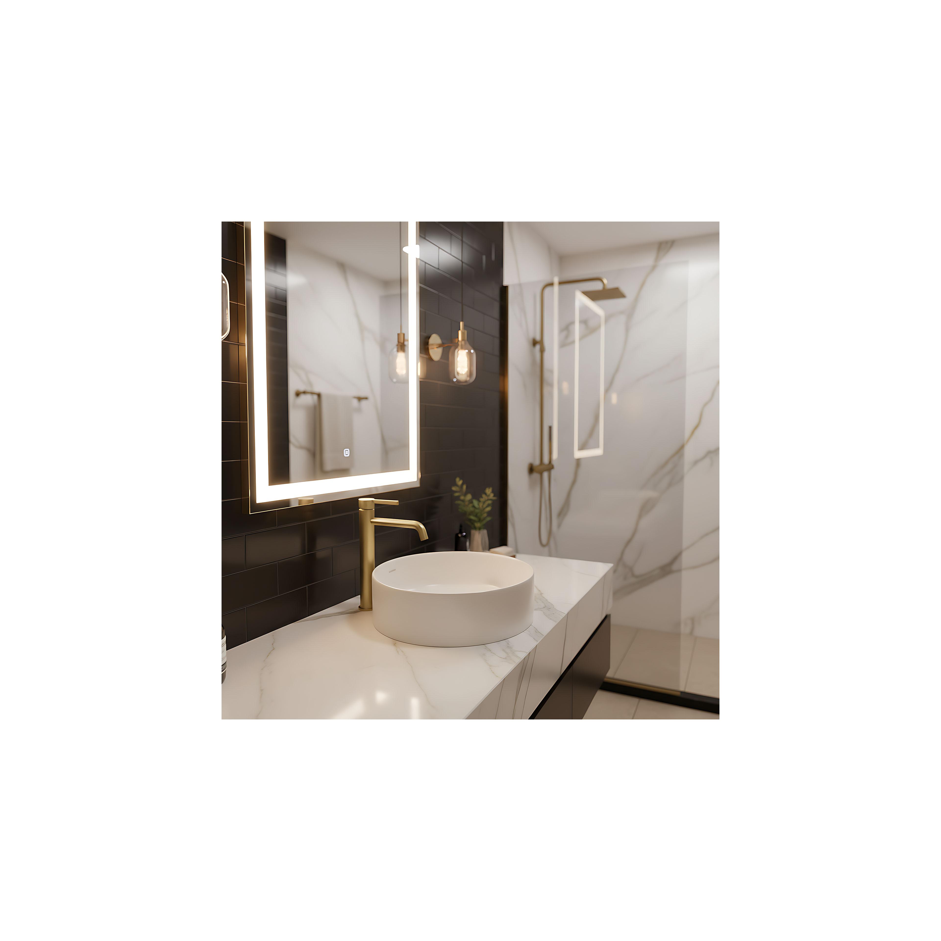 Baterie pentru baie Rea Foster Brush Gold High