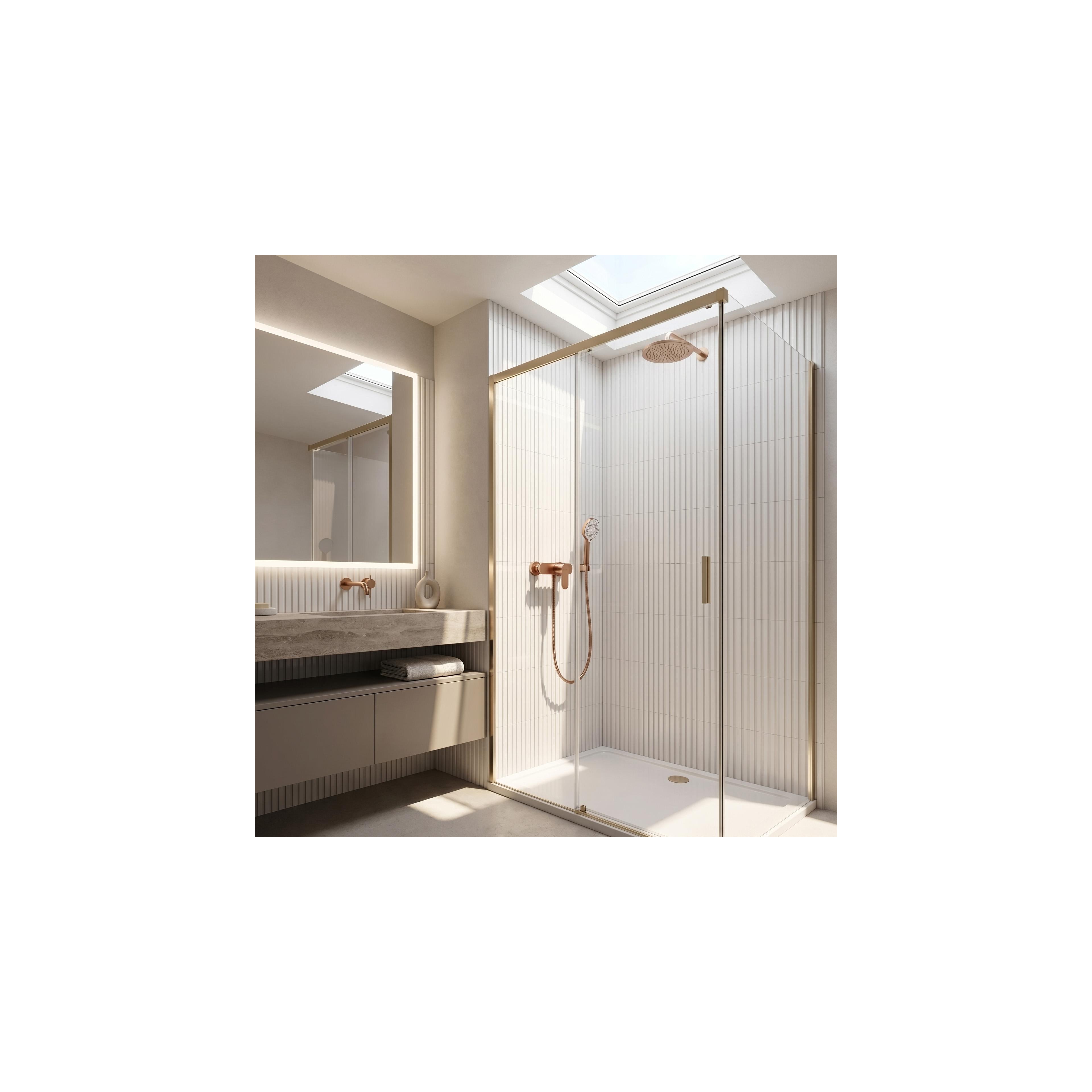 Shower faucet REA DROP Brush Copper