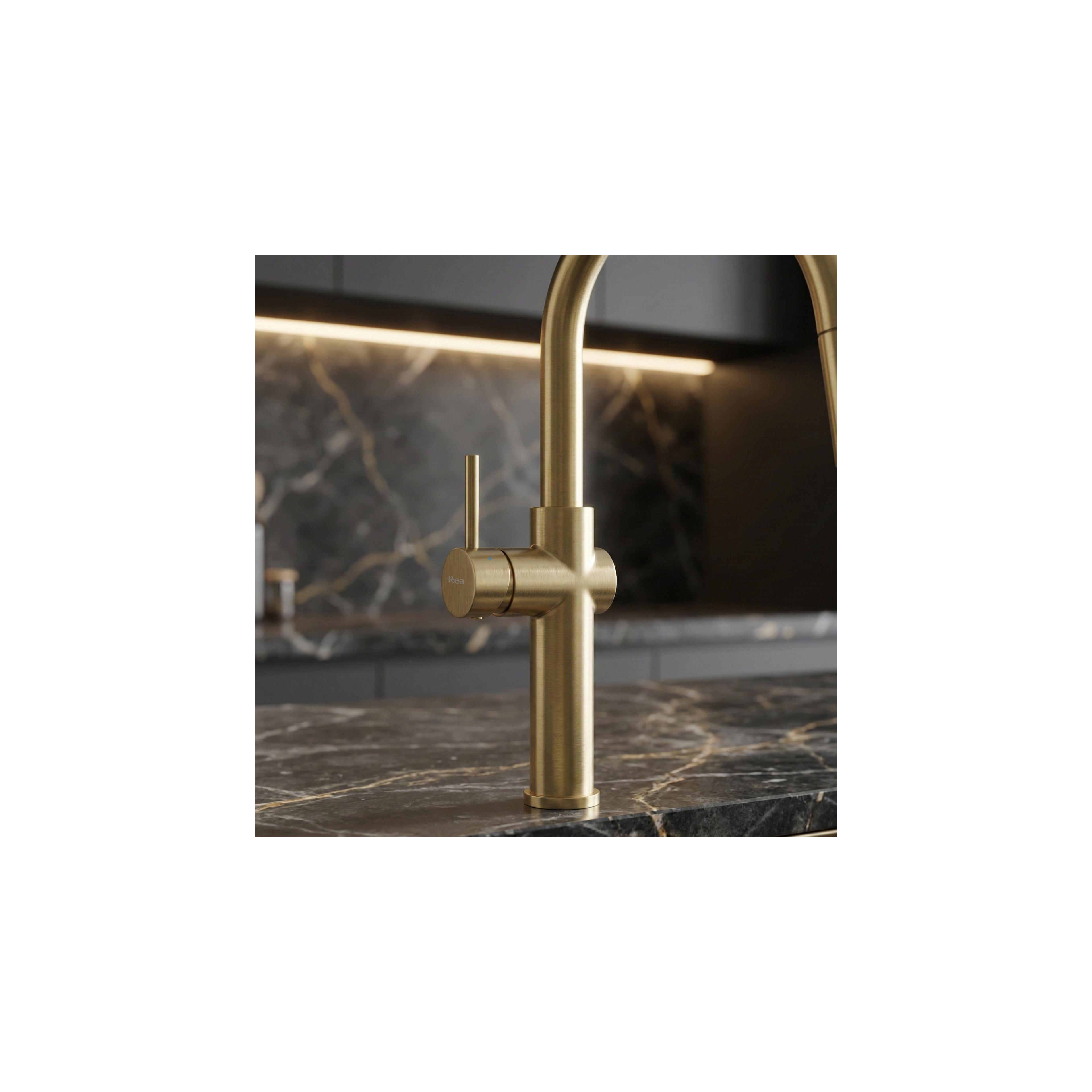 Konyhai csaptelep Rea Fresh High Gold Brush