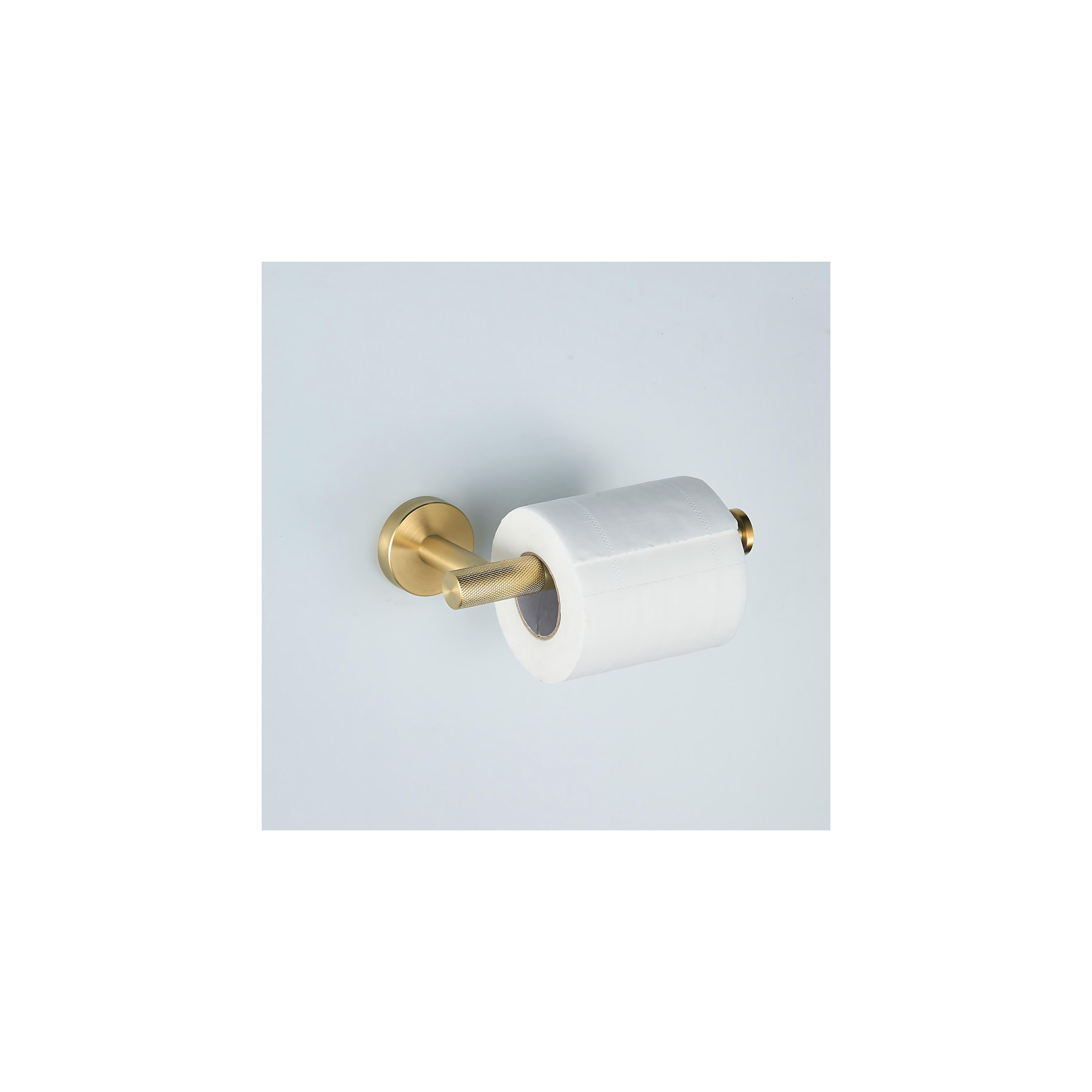 Falra szerelhető wc papír tartó 6611 Modern Brush Gold