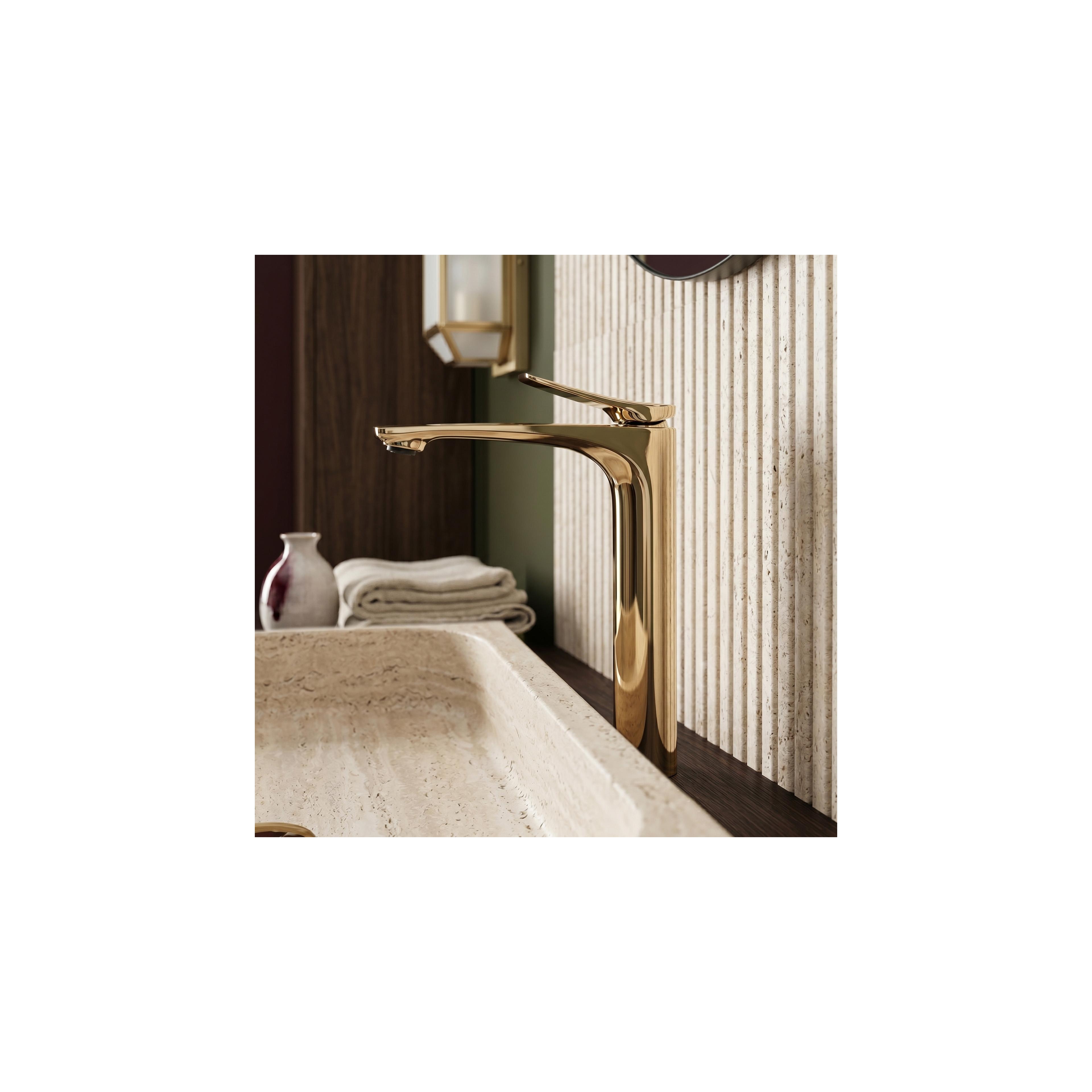 Смесител за мивка PREMIUM Rea Vision Gold High