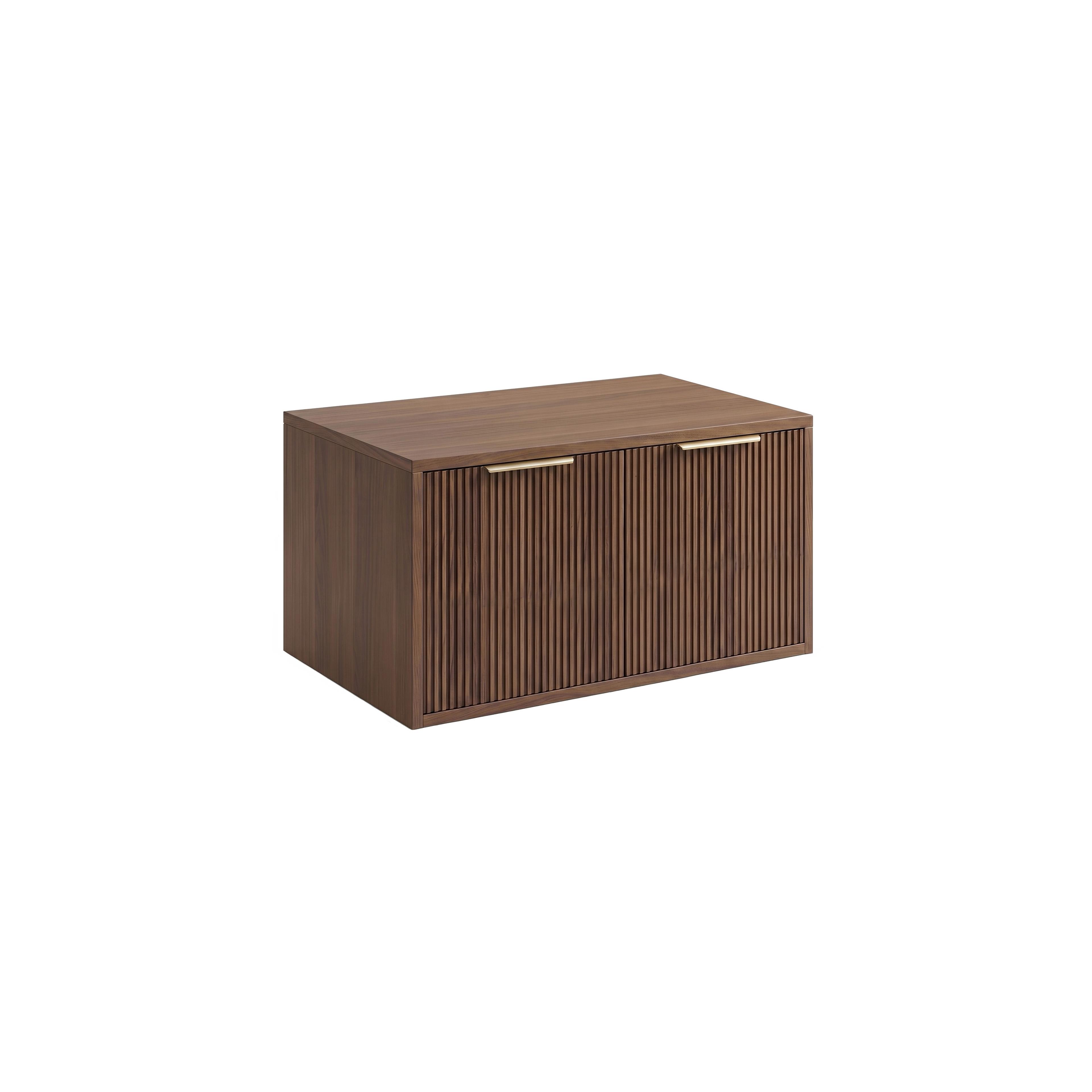 Bathroom vanity cabinet Rea Core 80cm Brown